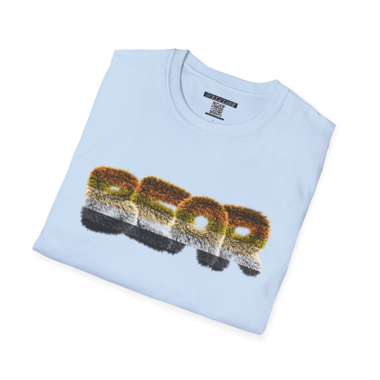 SlutPride™: Fuzzy Bear Flag│ Softsyle T-shirt