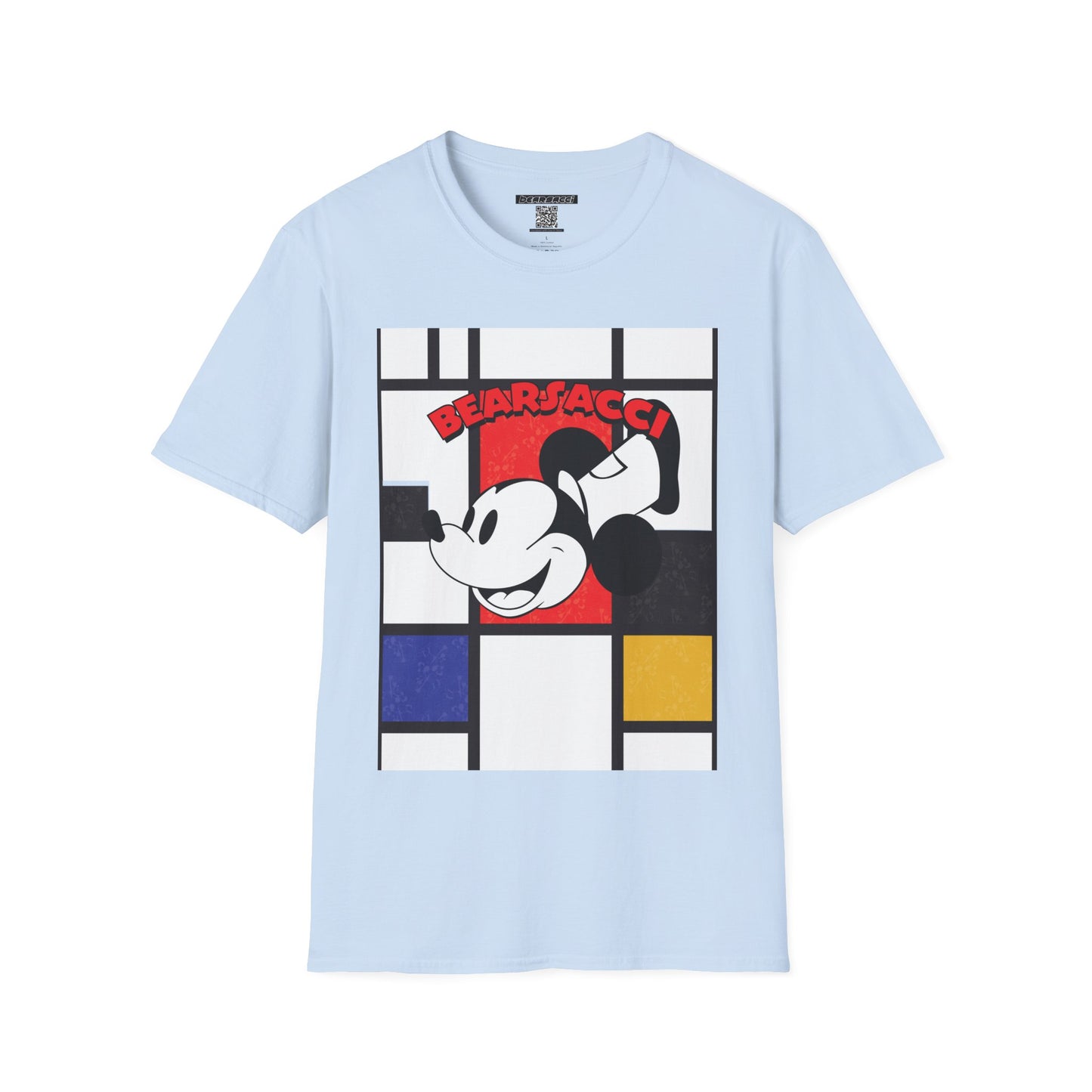 HyperPop™: Mondrian Steamboat Willie│ Softsyle T-shirt