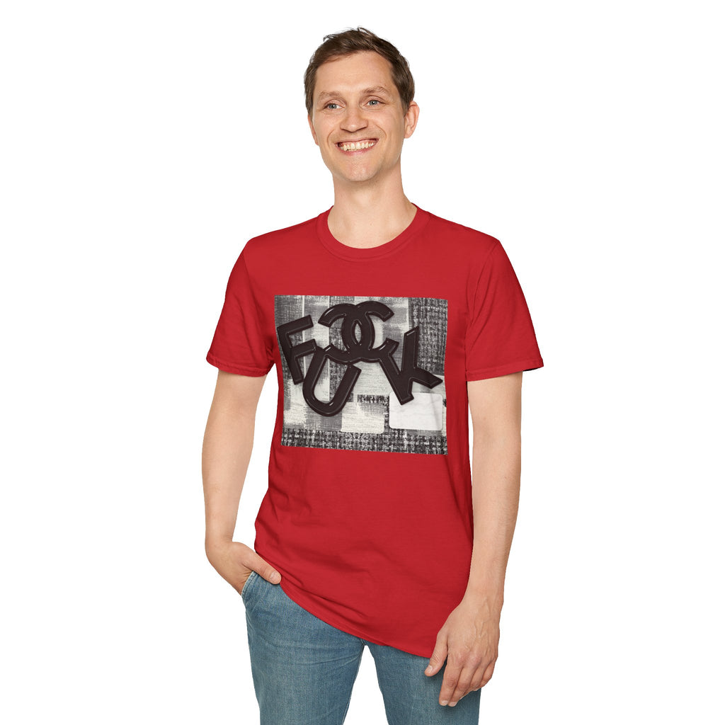 Fake Designer™: Tweed Patchwork Fuck│ Softsyle T-shirt