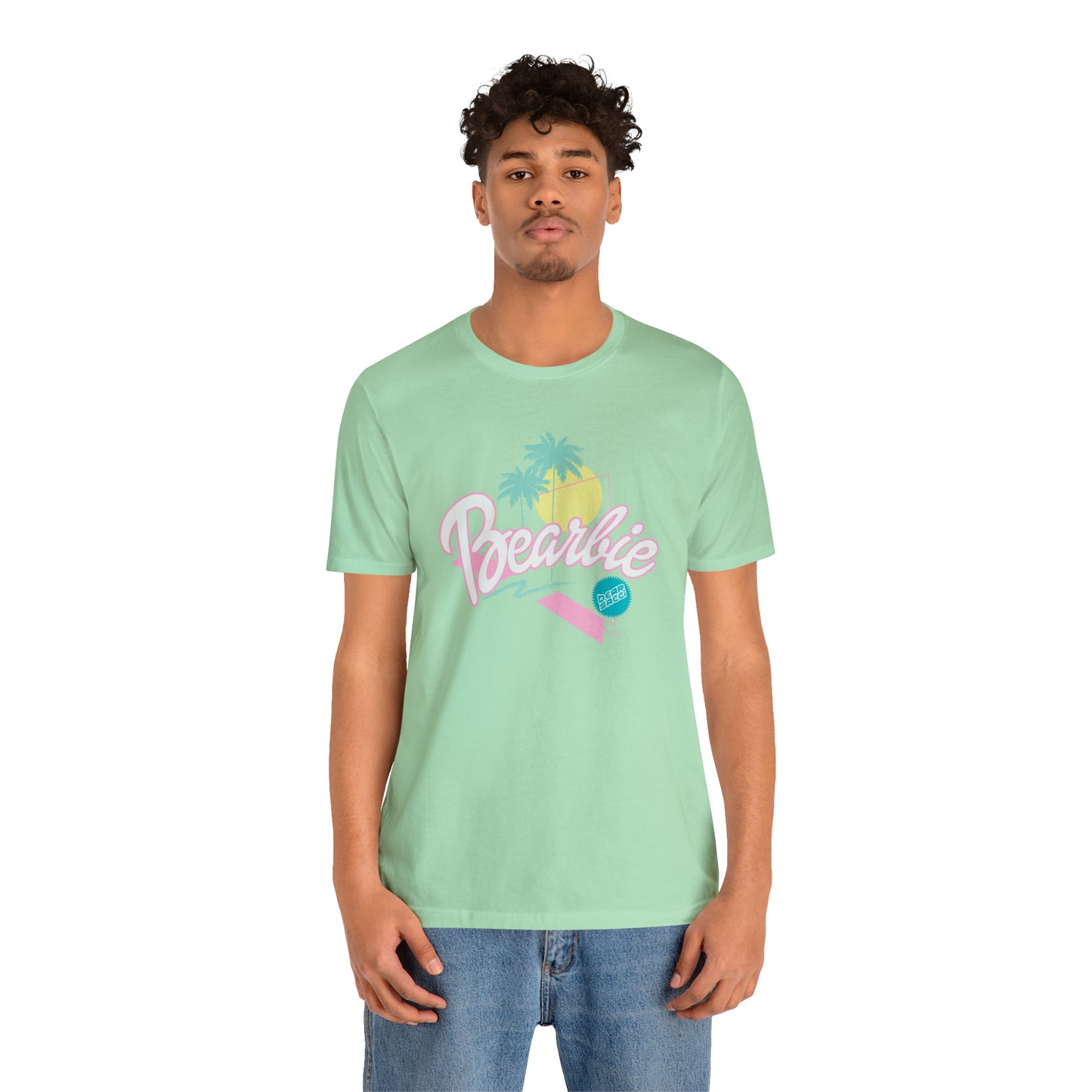 Bearbie: Pastel Malibu-Style Logo │Premium Jersey T-shirt