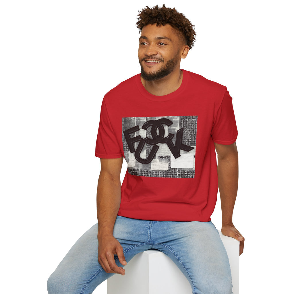 Fake Designer™: Tweed Patchwork Fuck│ Softsyle T-shirt