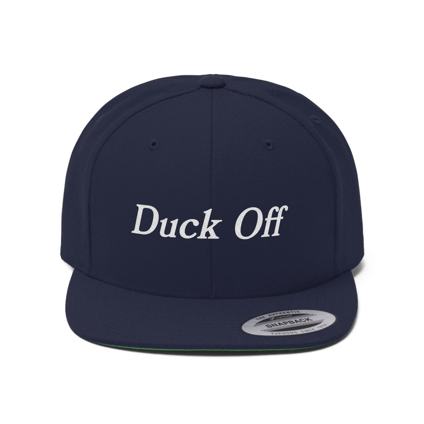 Duck Off │ Unisex Flat Bill Hat