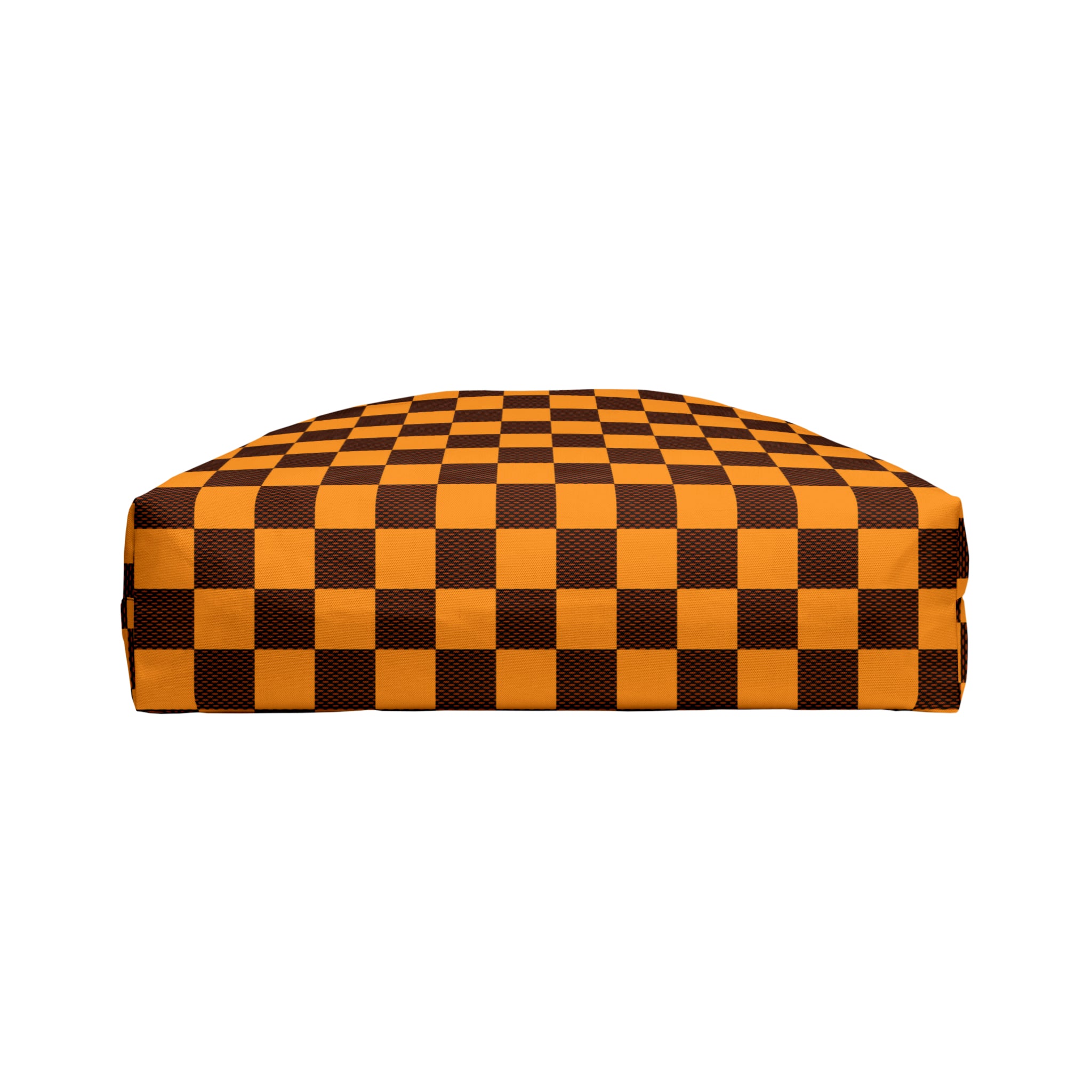 Orange "Taxicab" Checkerboard │ Weekender Tote Bag
