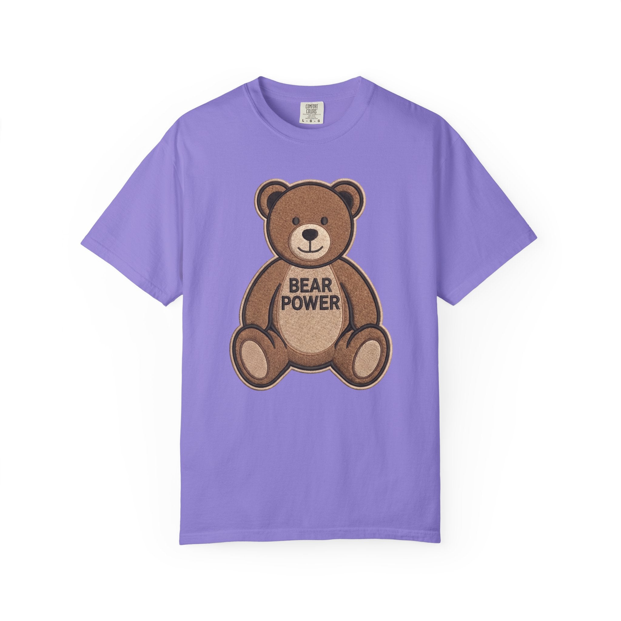 Bearmart®: Bear Power Teddybear │Comfort Colors® T-shirt