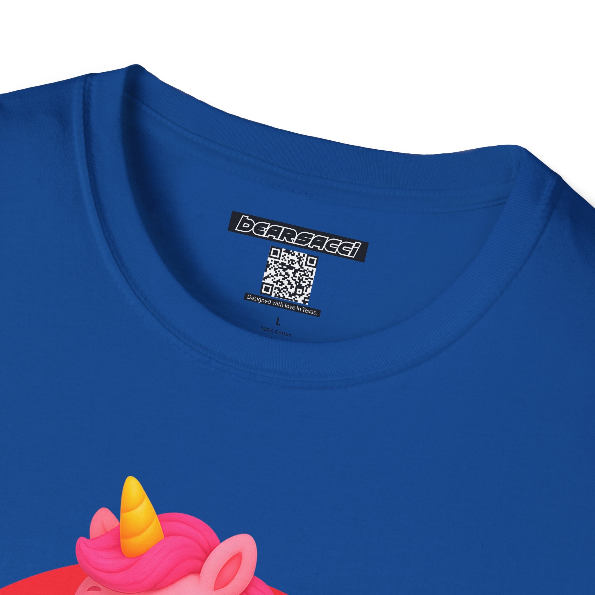 HyperPop™: Totally Straight Pink Unicorn │ Softsyle T-shirt