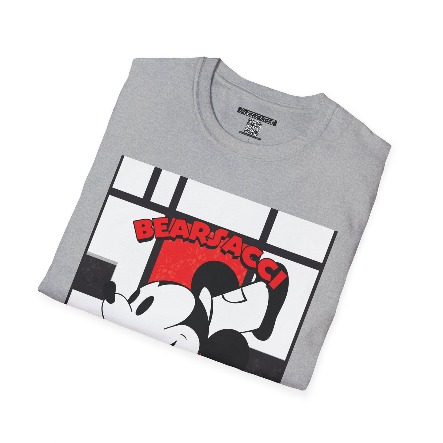 HyperPop™: Mondrian Steamboat Willie│ Softsyle T-shirt