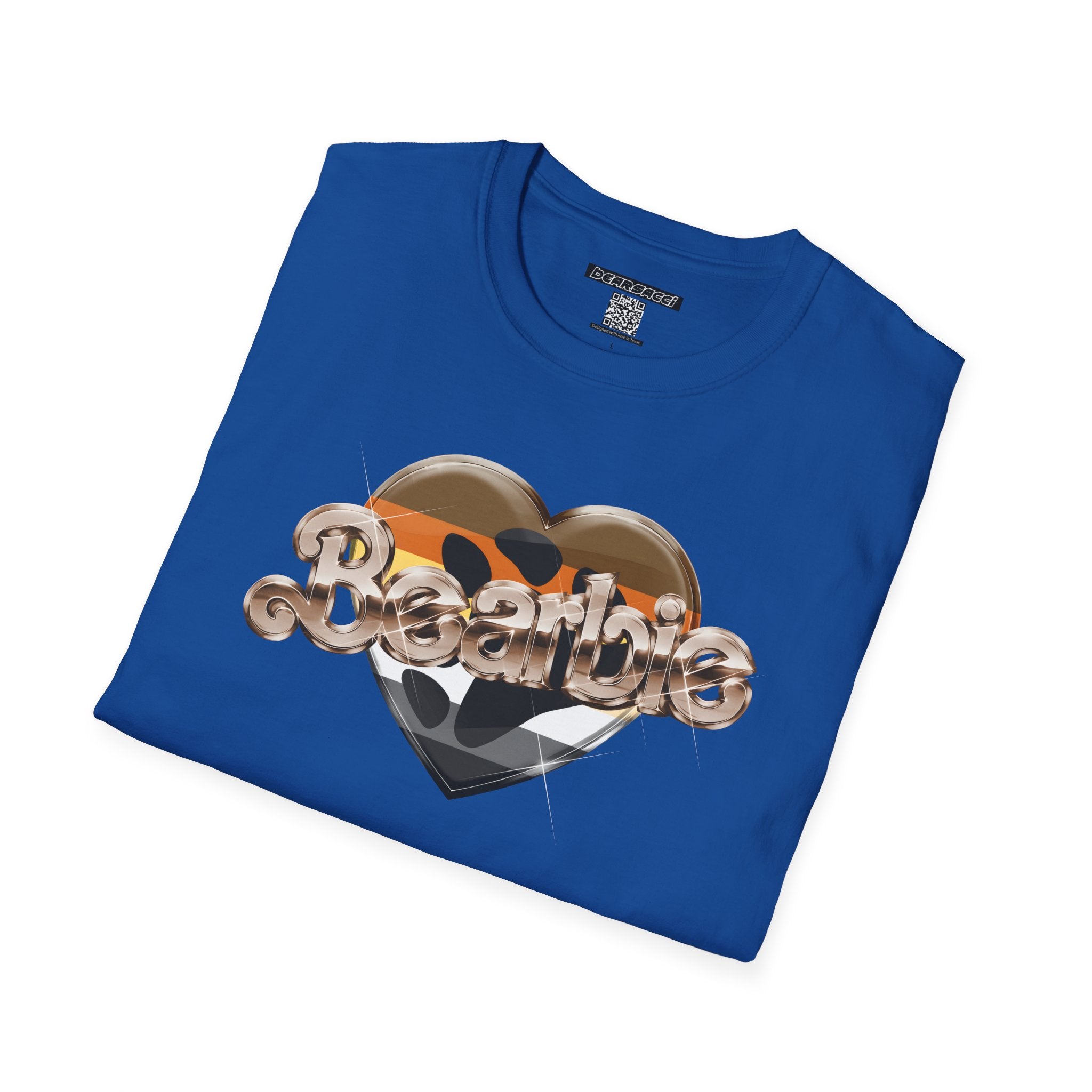 Bearbie®: Heart Claw Logo (Bear Flag Version)│ Softsyle T-shirt