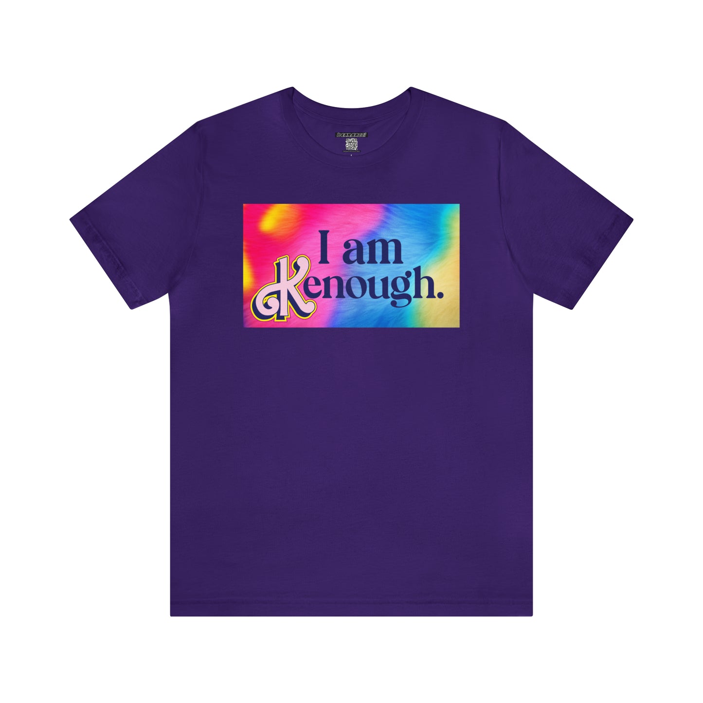 Bearbie: "I am Kenough" With Rainbow Background │ Premium Jersey T-shirt