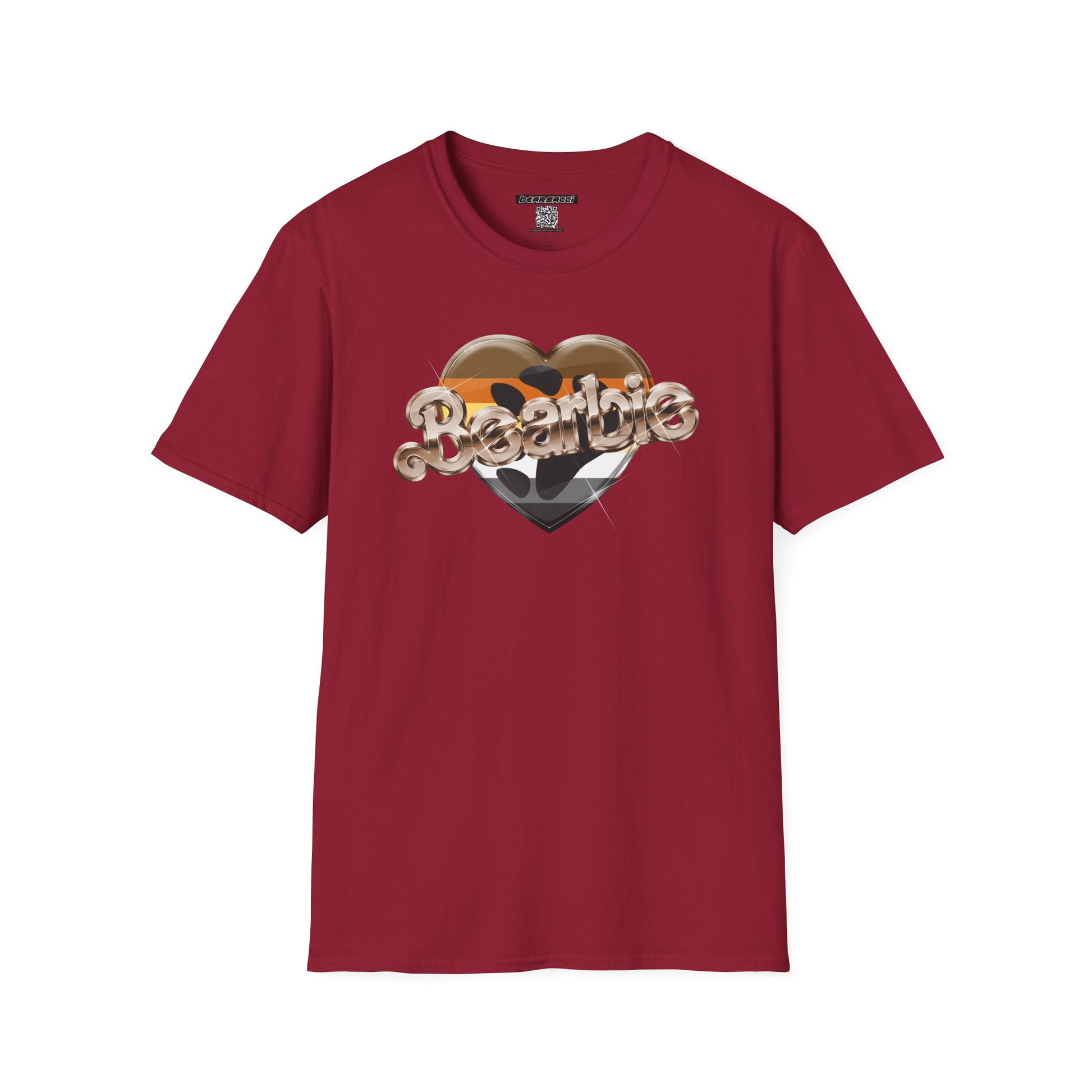 Bearbie®: Heart Claw Logo (Bear Flag Version)│ Softsyle T-shirt