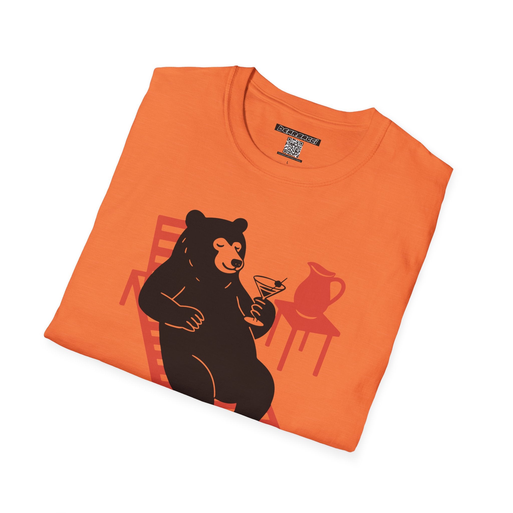 Bearsacci® X Wanderlust®: Sunday Funday Lazy Bear│ Softsyle T-shirt