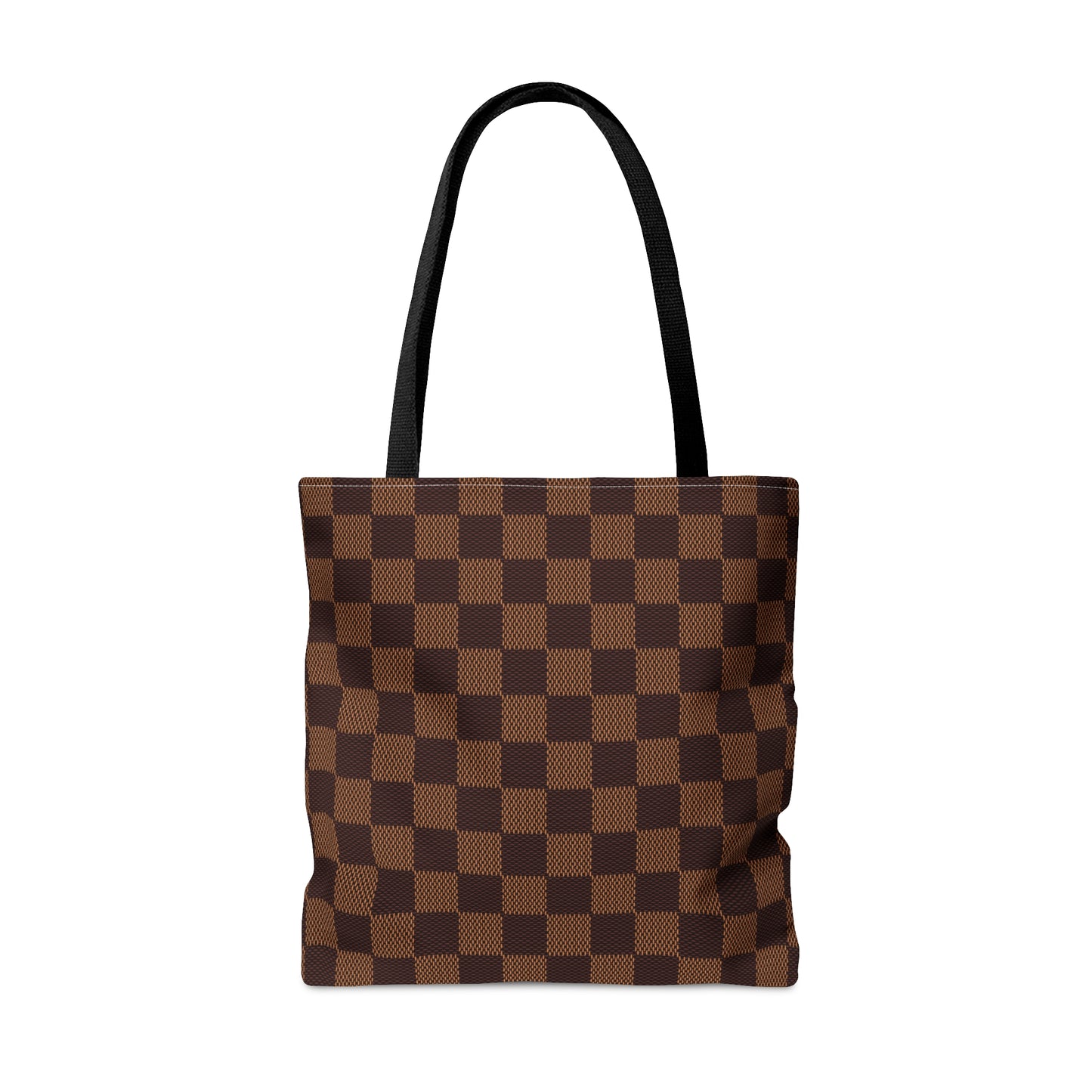 Mocha Bronze Checkerboard │ Everyday Tote Bag