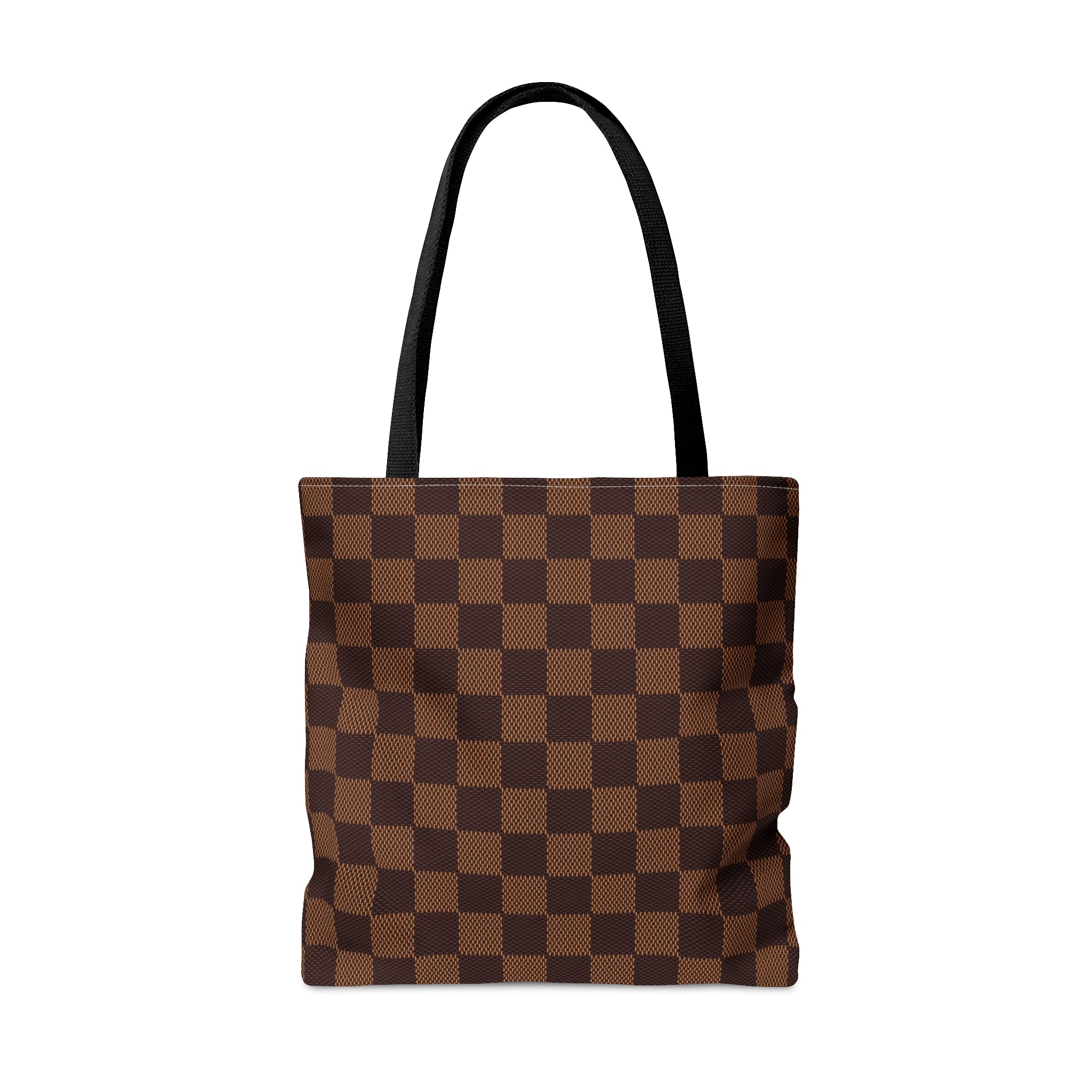 Mocha Bronze Checkerboard │ Everyday Tote Bag
