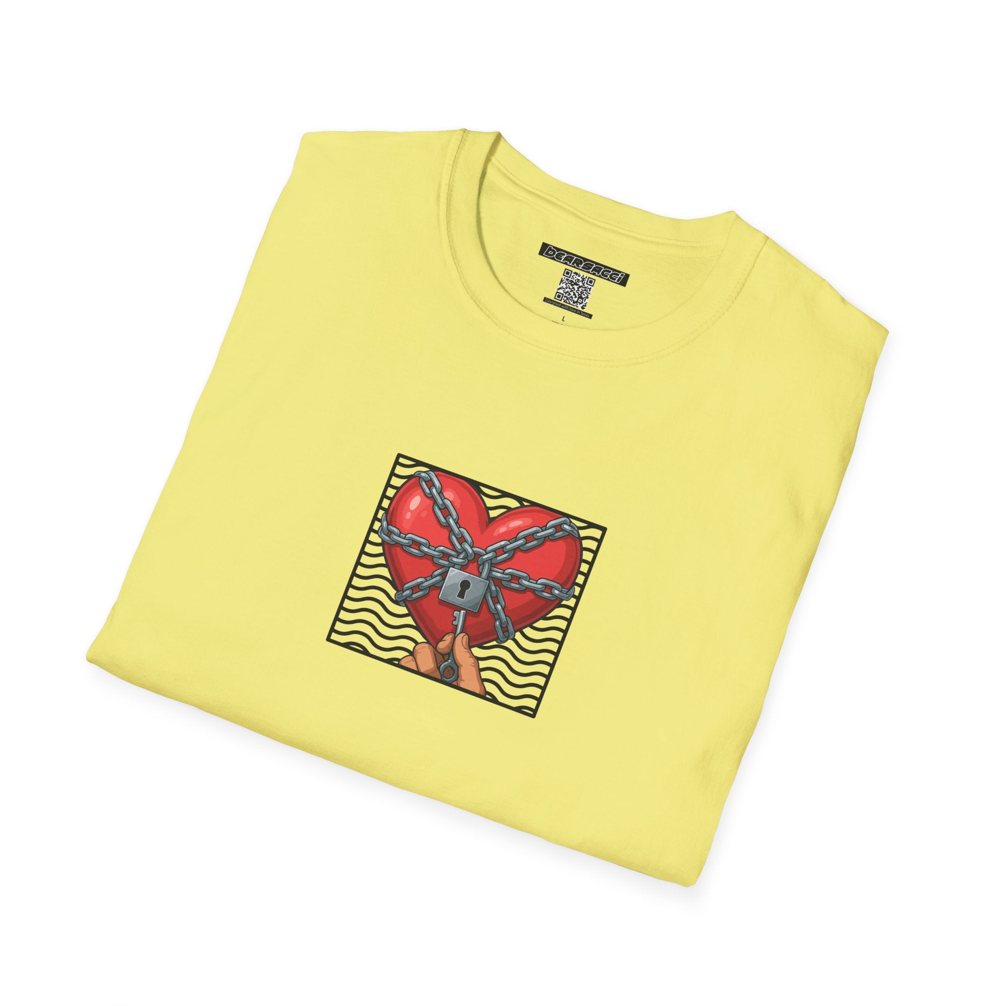 SlutPride® X Dominion®: Locked Heart │ Softsyle T-shirt