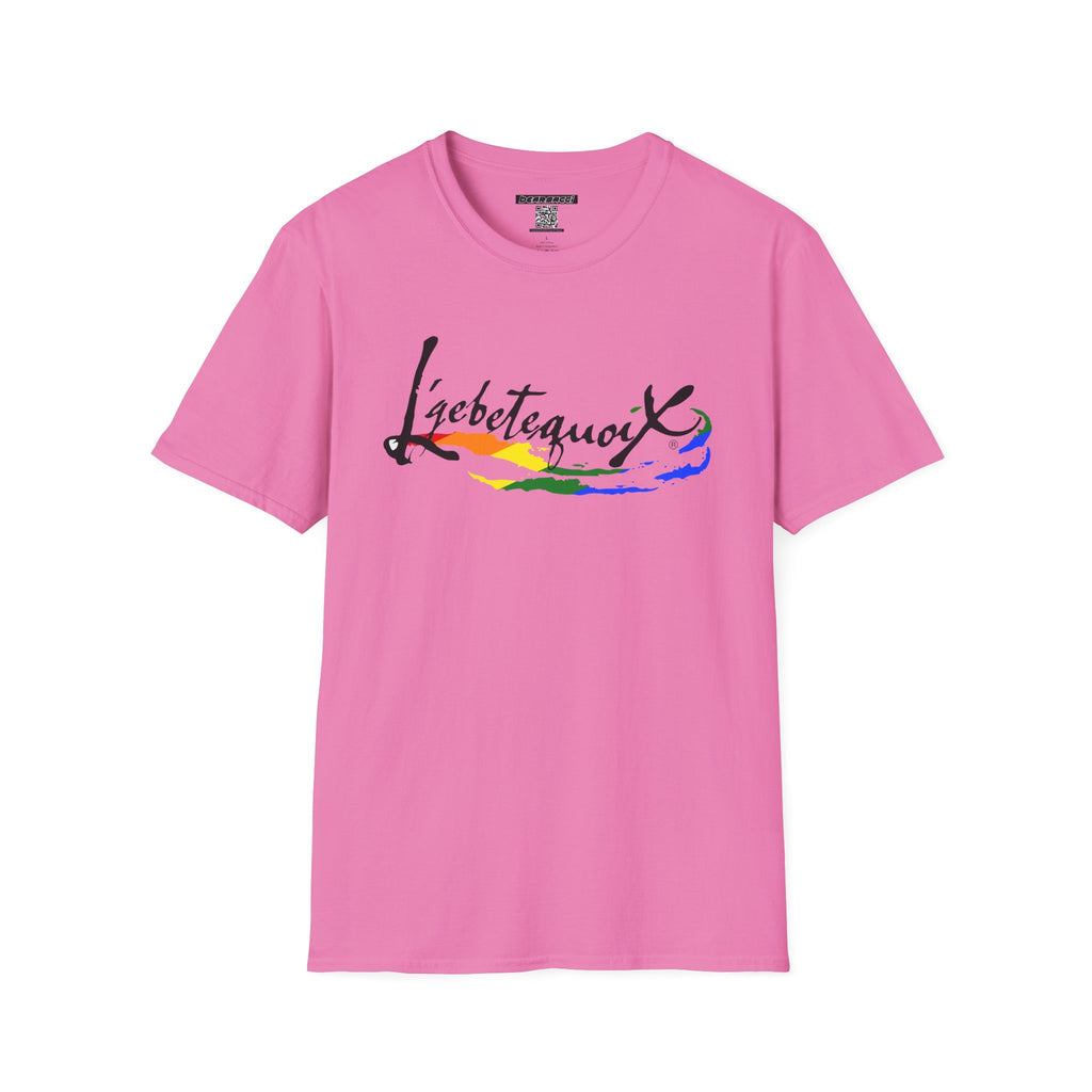 HyperPop® X FakeDesigner®: L’gbetegquoix (LGBT) Rainbow Version │ Softsyle T-shirt