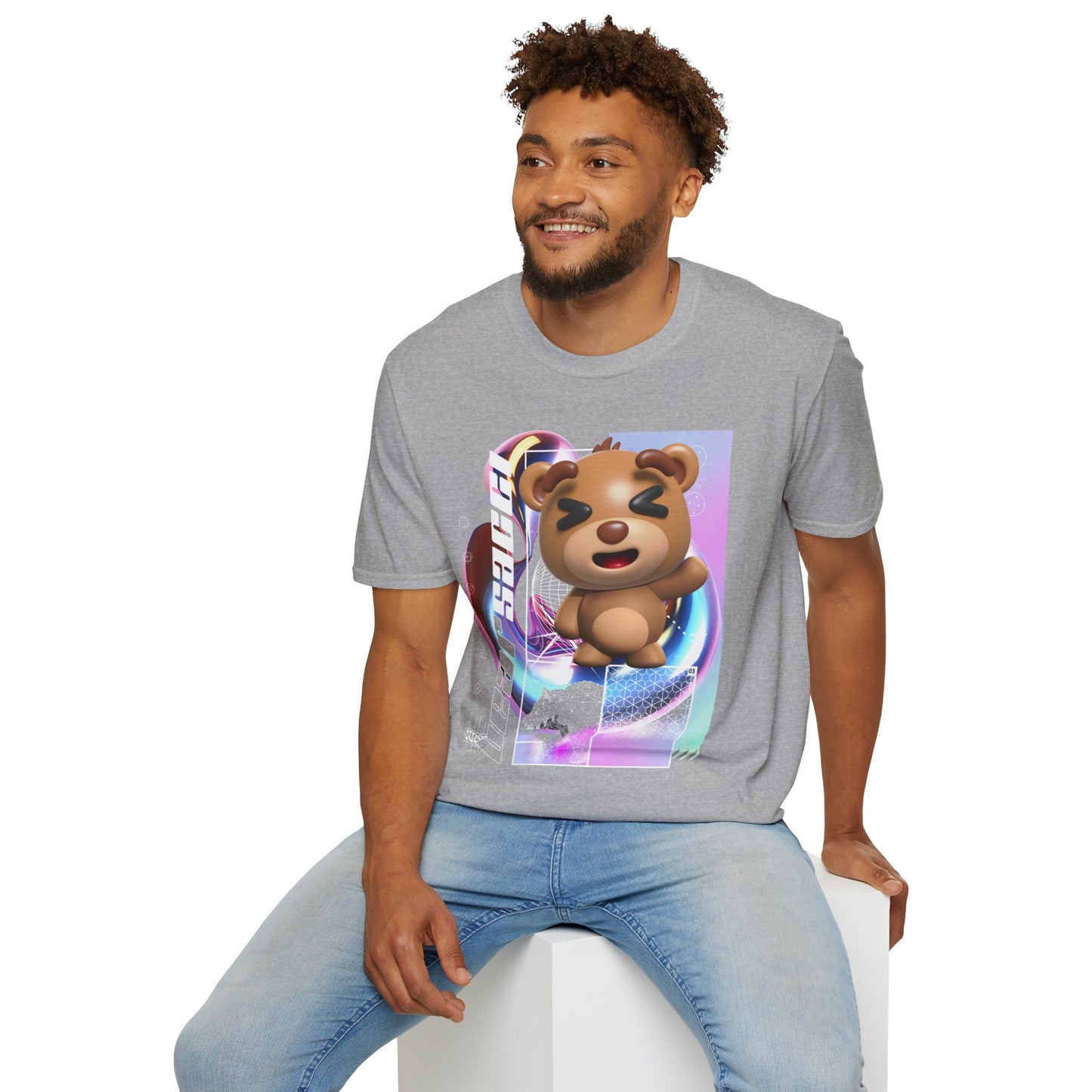 HyperPop™: Y2K Teddy Bear │ Softsyle T-shirt