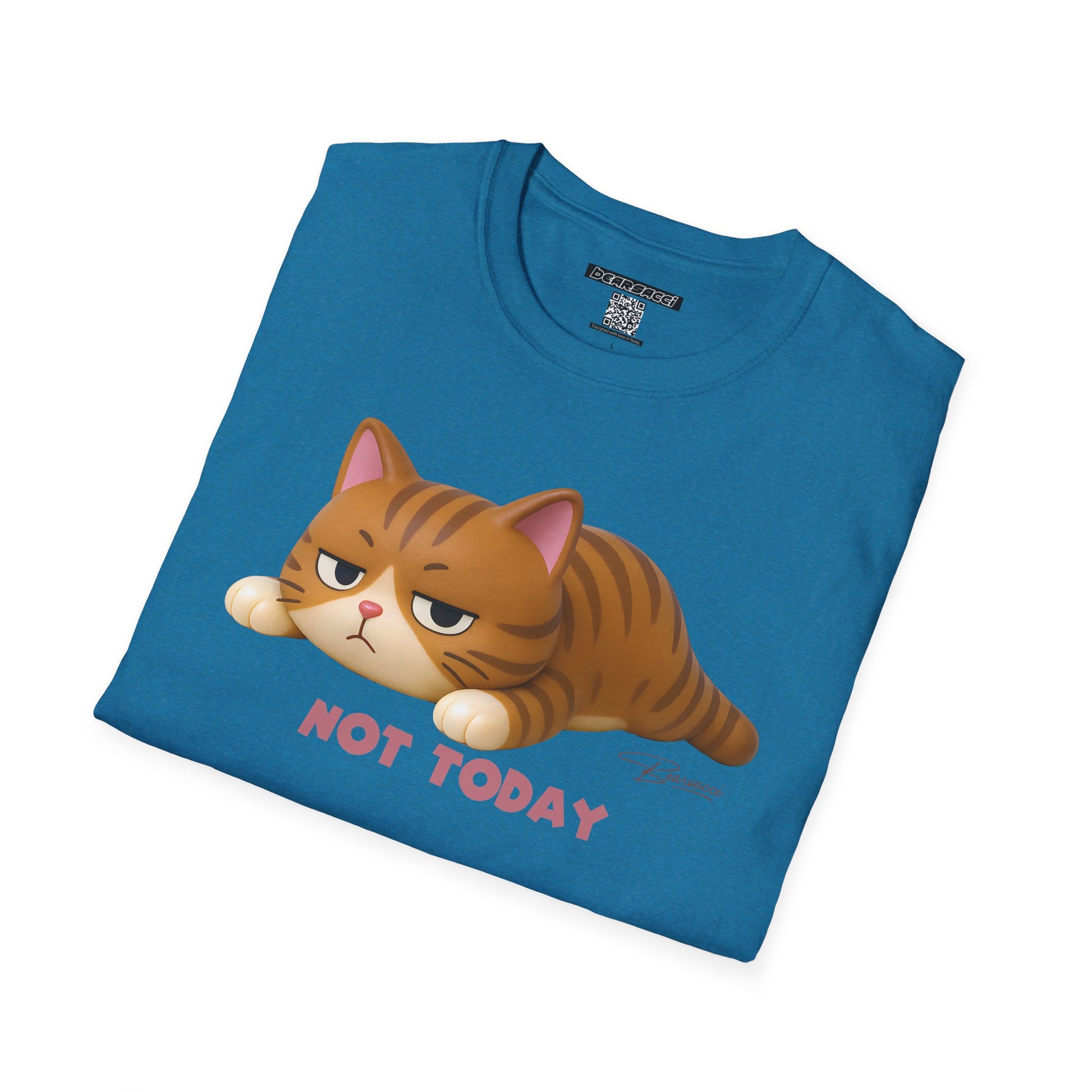 HyperPop®: Not Today Cat │ Softsyle T-shirt