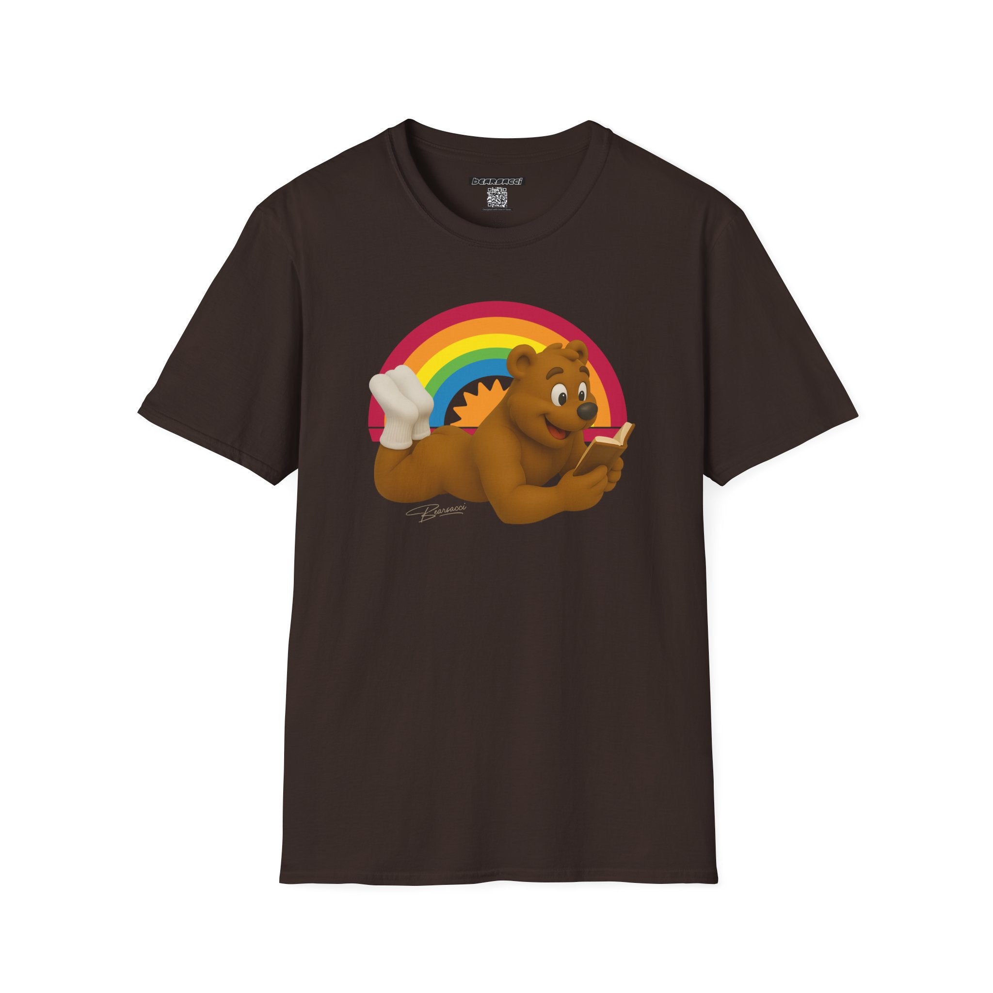Bearsacci™: Page-Turner, Head-Turner Bare Bear│ Softsyle T-shirt