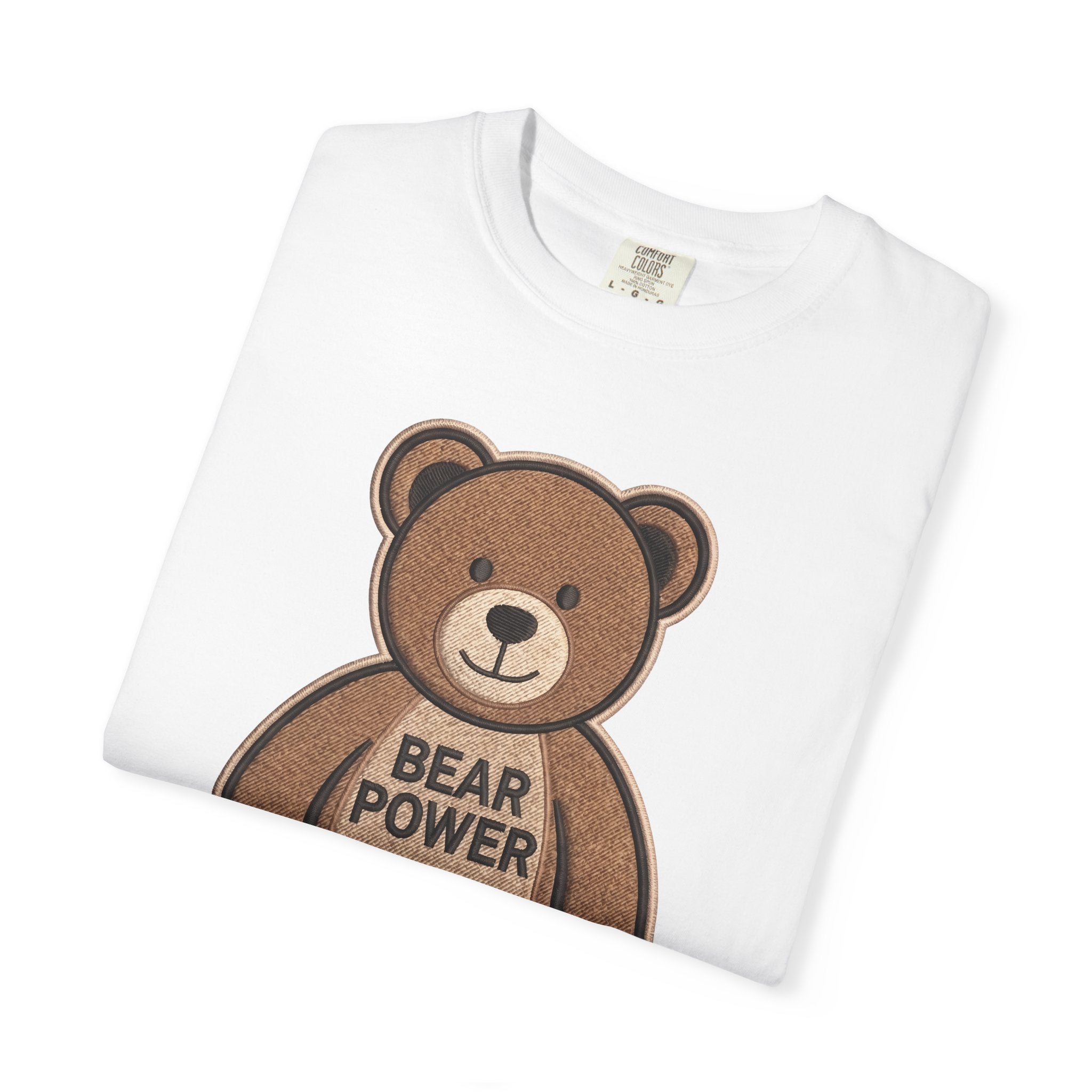 Bearmart®: Bear Power Teddybear │Comfort Colors® T-shirt