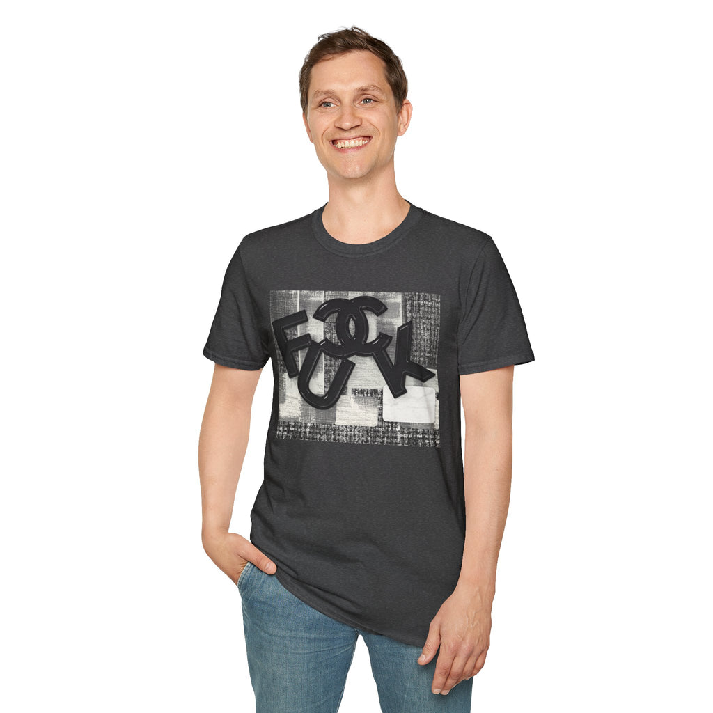 Fake Designer™: Tweed Patchwork Fuck│ Softsyle T-shirt
