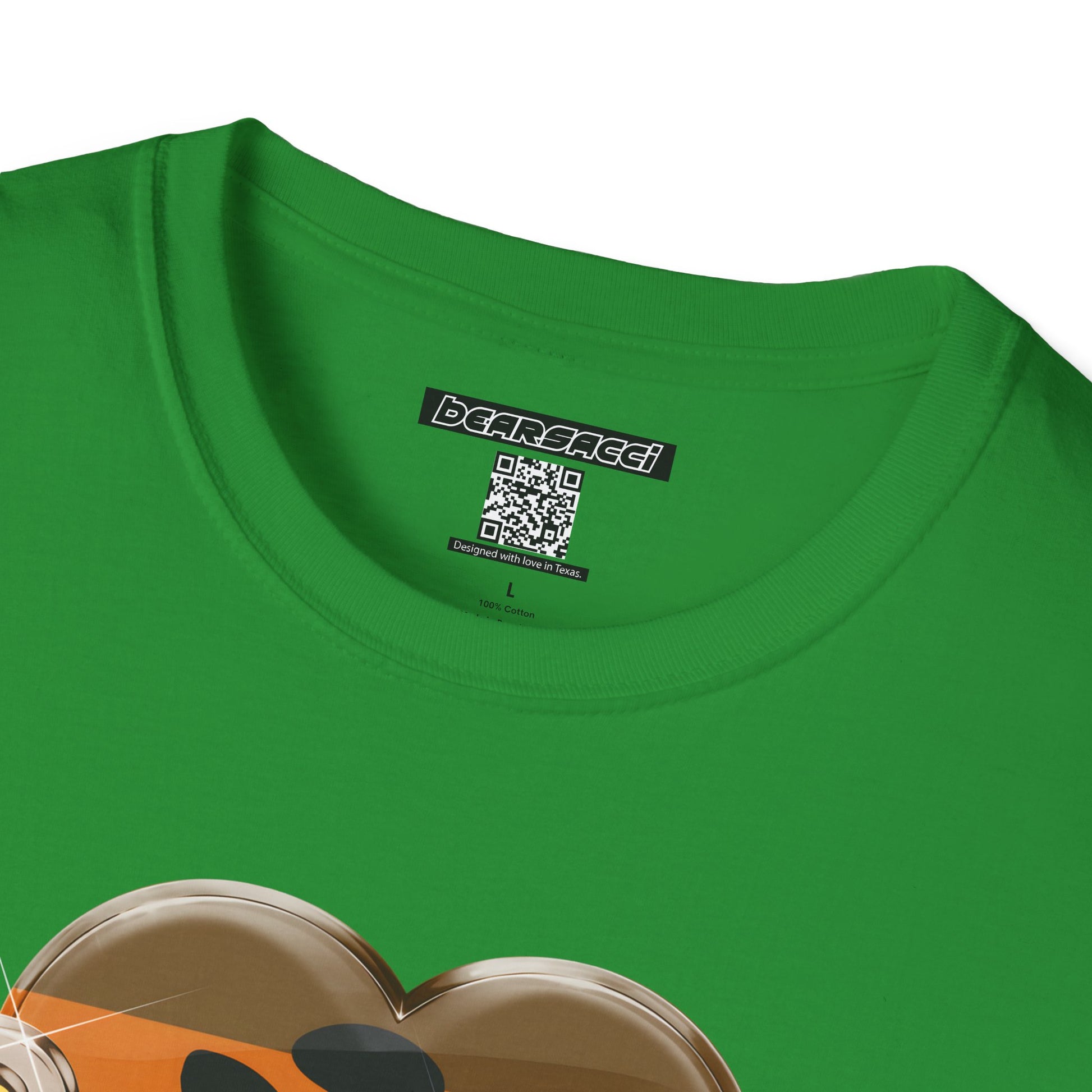 Bearbie®: Heart Claw Logo (Bear Flag Version)│ Softsyle T-shirt