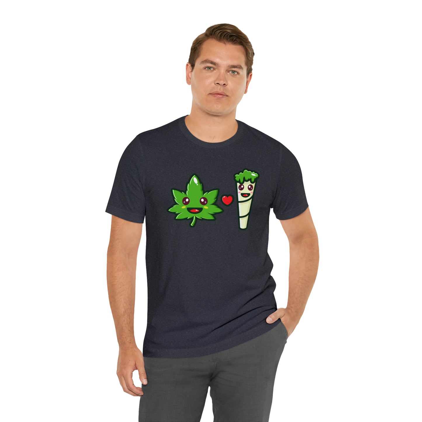 Stoney: Leafy Loves Blunty  │Premium Jersey T-shirt