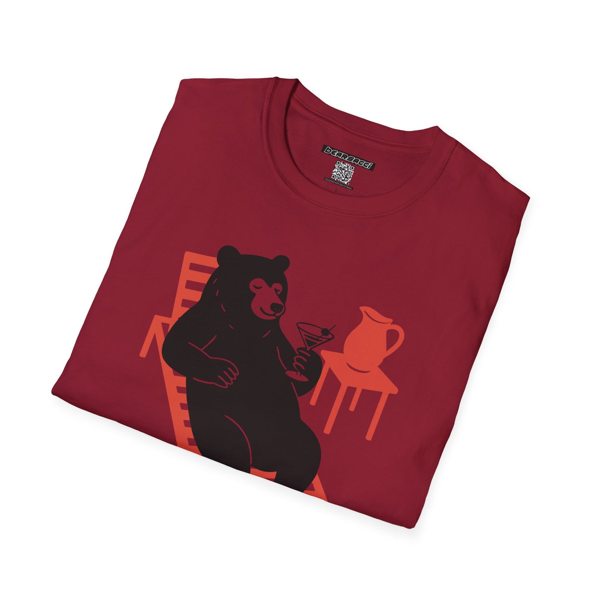 Bearsacci® X Wanderlust®: Sunday Funday Lazy Bear│ Softsyle T-shirt