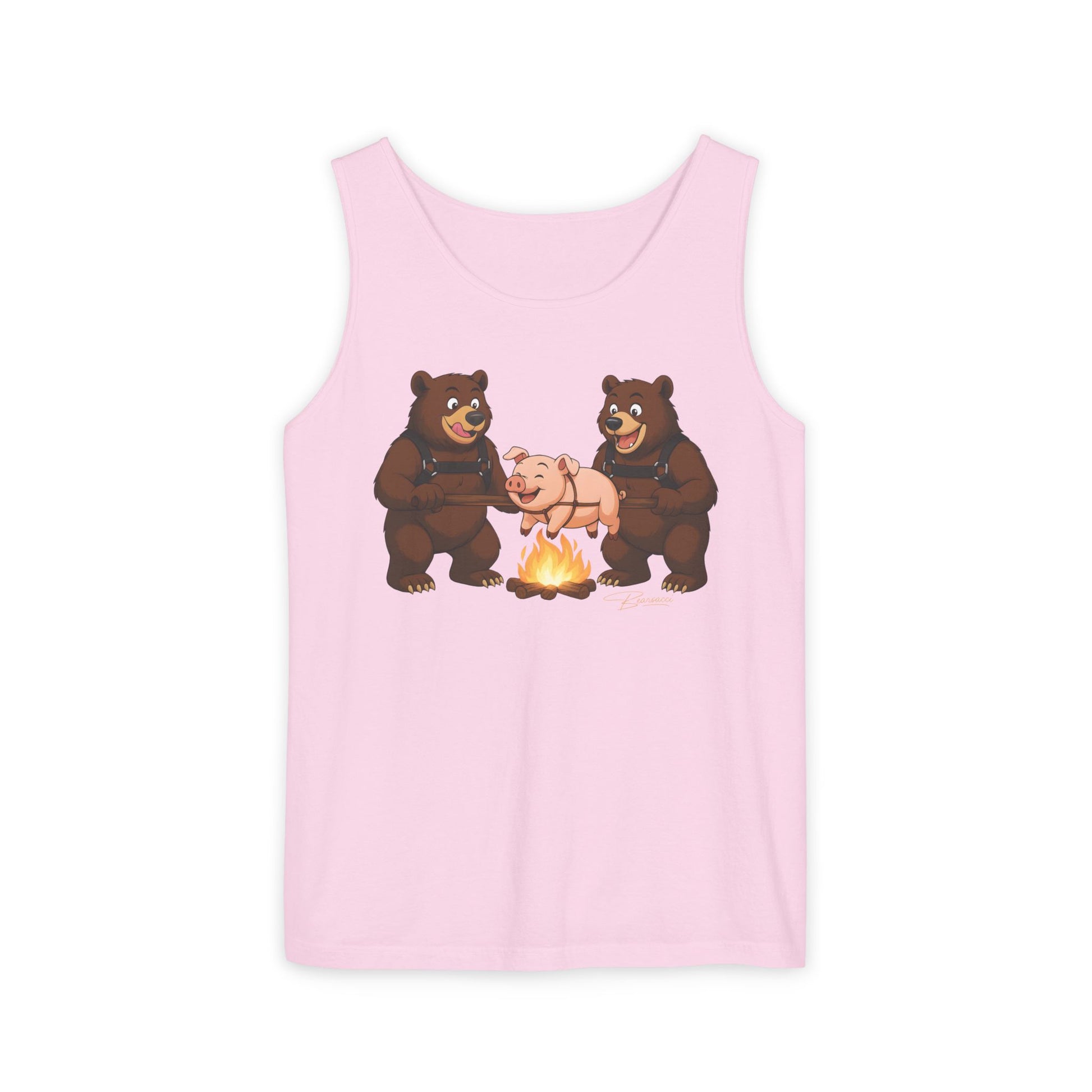 Bearmart®: Spit Roast Pig │Garment-Dyed Tank Top
