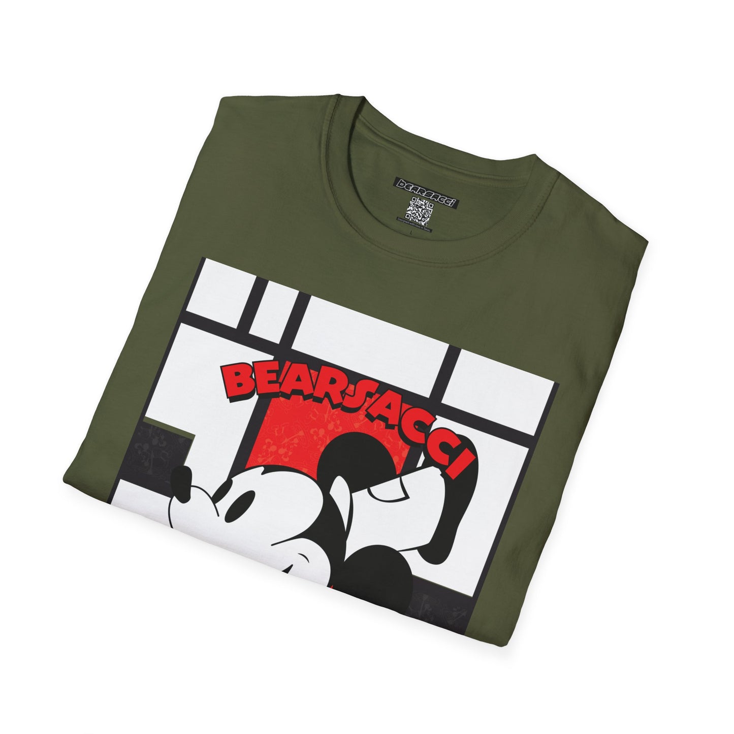 HyperPop™: Mondrian Steamboat Willie│ Softsyle T-shirt