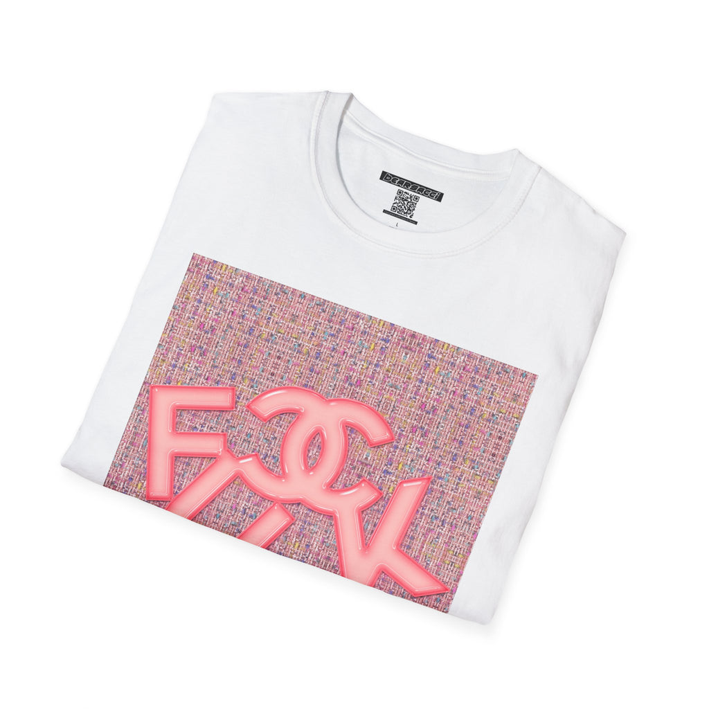 Fake Designer™: Pink Tweed Fuck│ Softsyle T-shirt