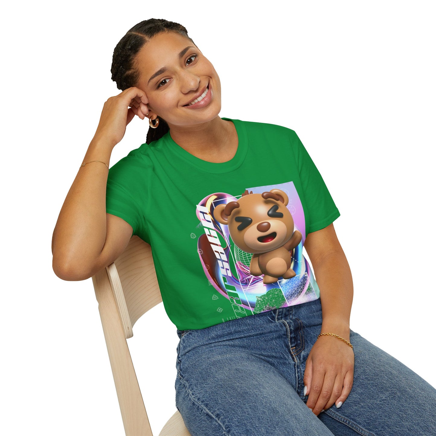 HyperPop™: Y2K Teddy Bear │ Softsyle T-shirt