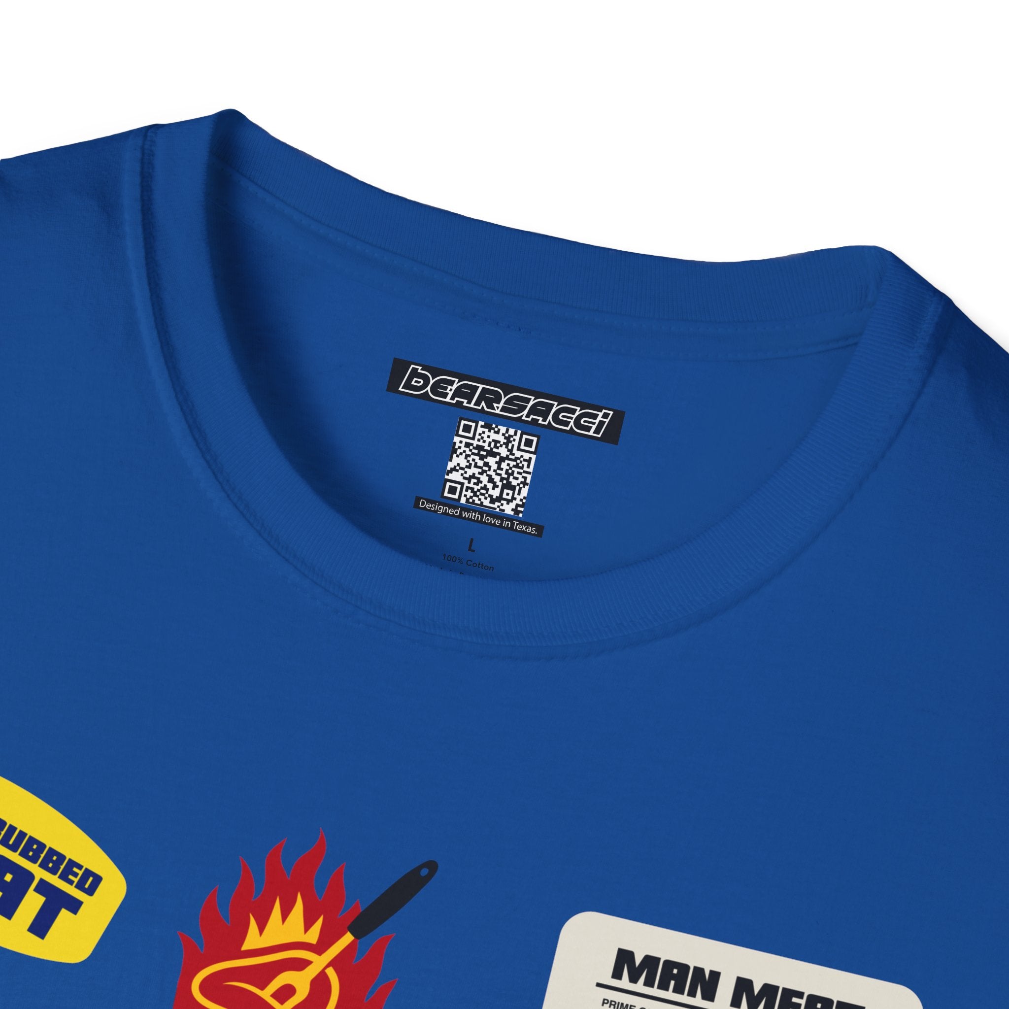 Bearmart®: Butcher Isle Meat Stickers (1990s Colorway) │Softsyle T-shirt