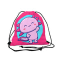 My Axolotl Friend│Outdoor Drawstring Bag