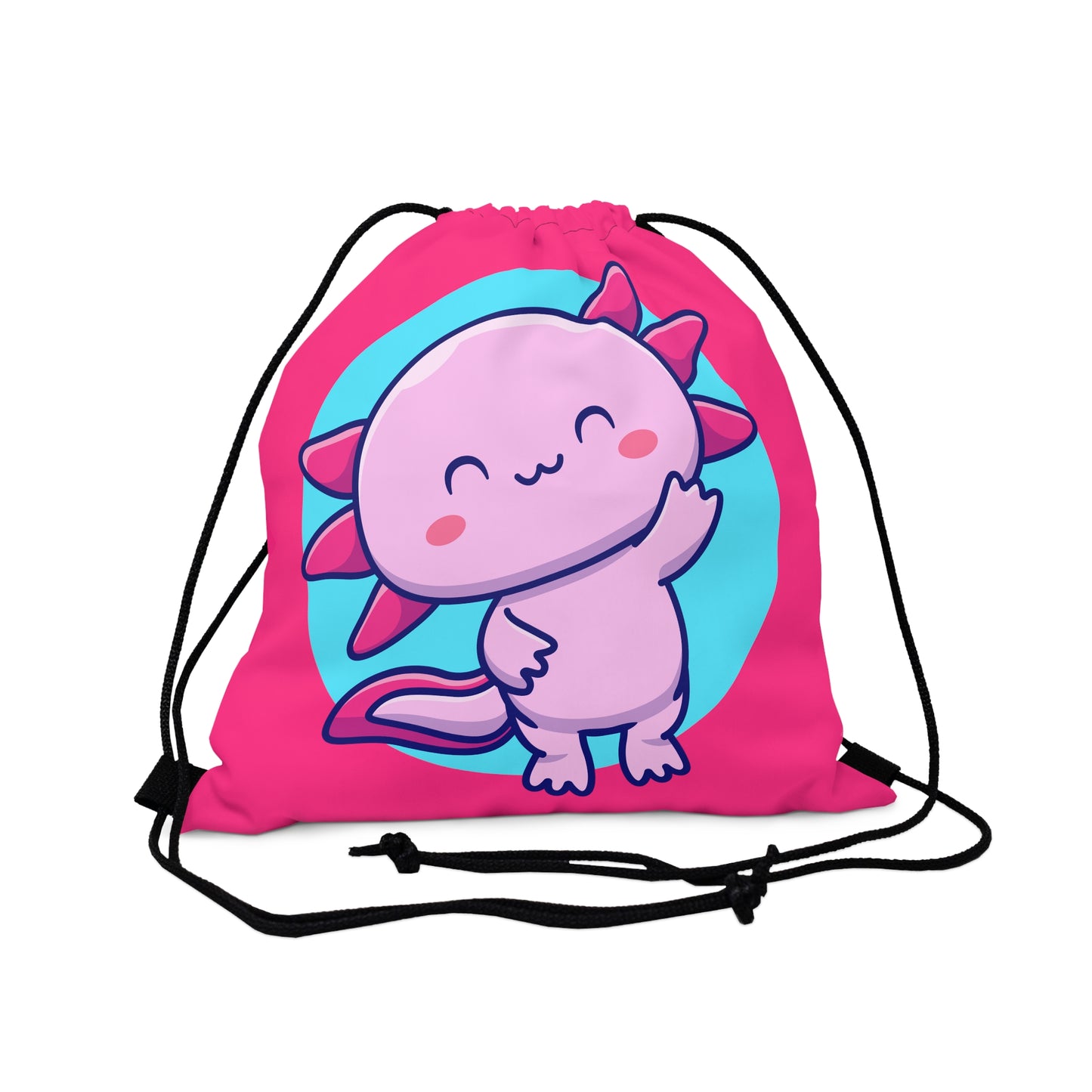 My Axolotl Friend│Outdoor Drawstring Bag