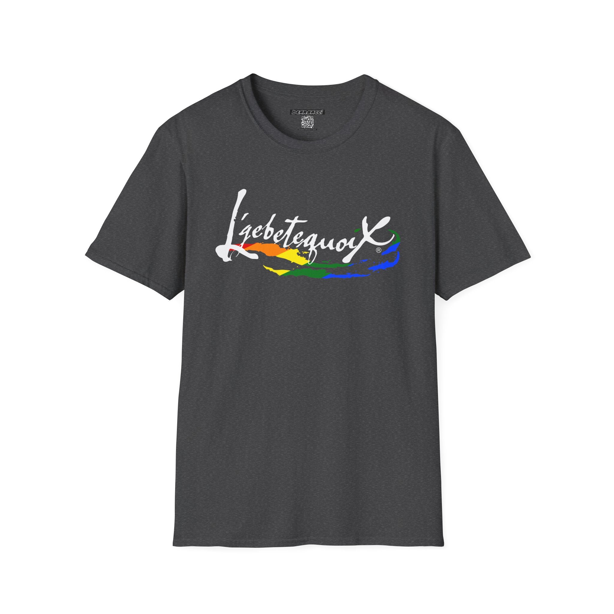 HyperPop® X FakeDesigner®: L’gbetegquoix (LGBT) Rainbow Version │ Softsyle T-shirt