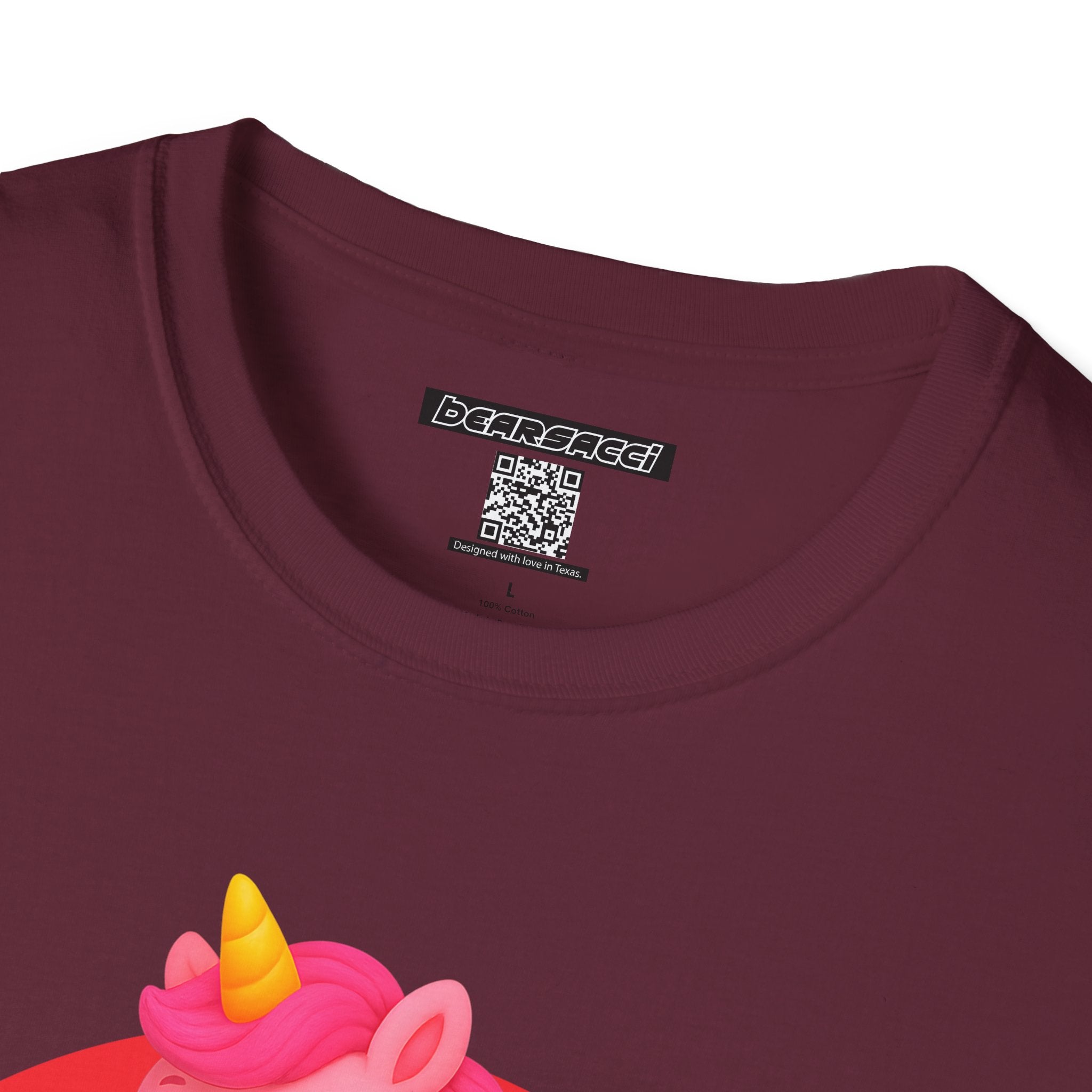 HyperPop™: Totally Straight Pink Unicorn │ Softsyle T-shirt