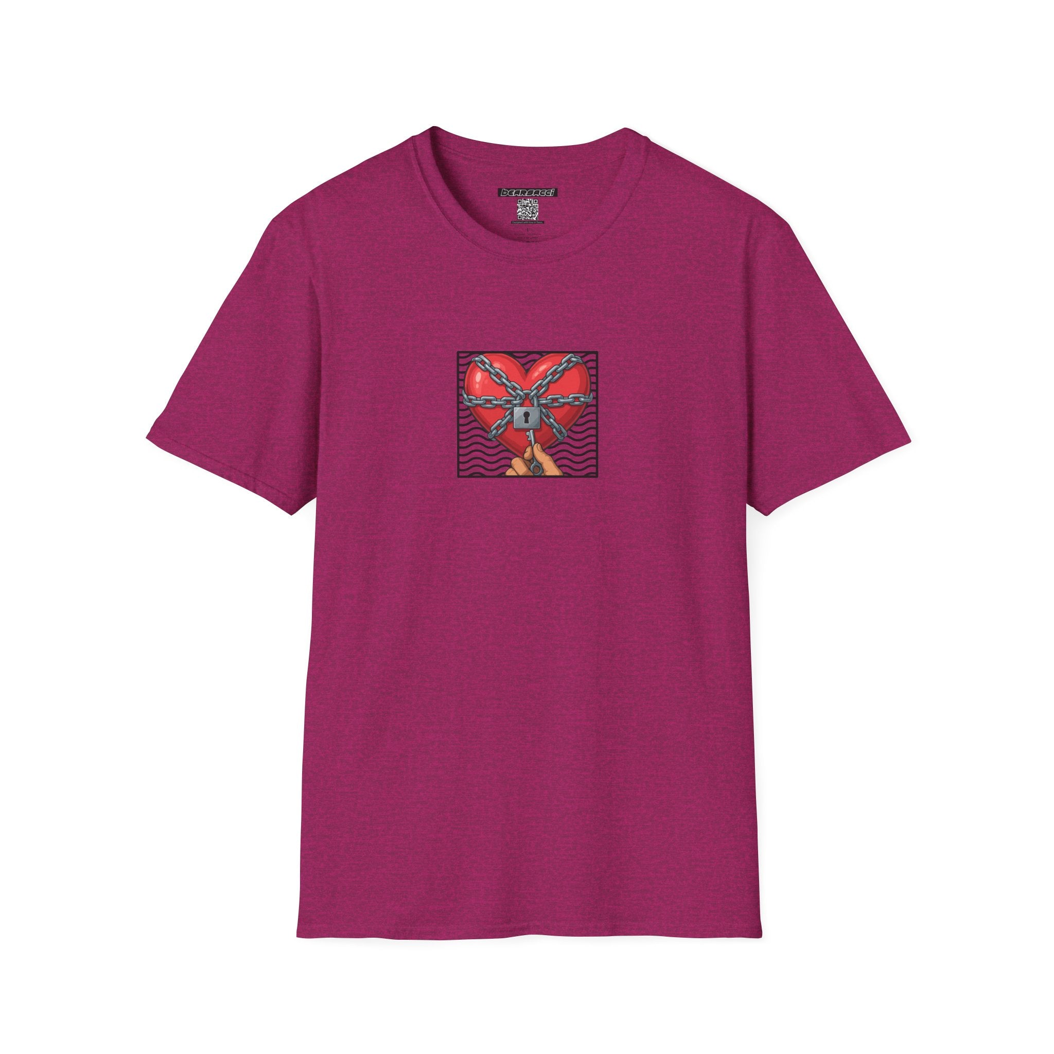 SlutPride® X Dominion®: Locked Heart │ Softsyle T-shirt
