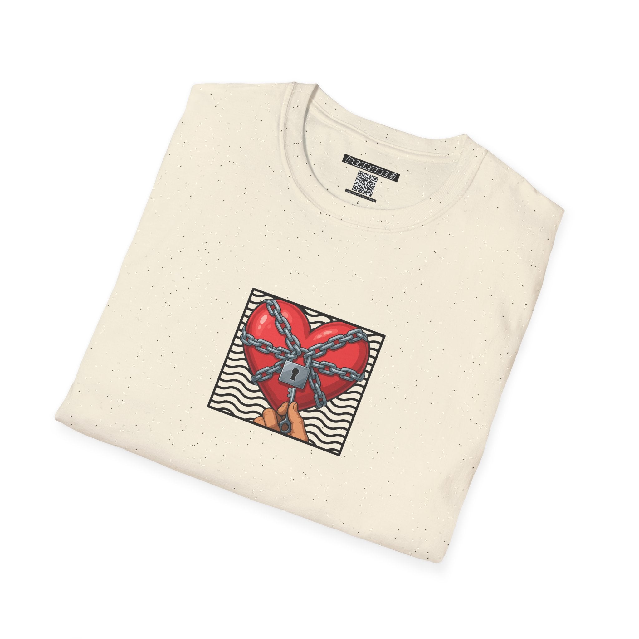 SlutPride® X Dominion®: Locked Heart │ Softsyle T-shirt