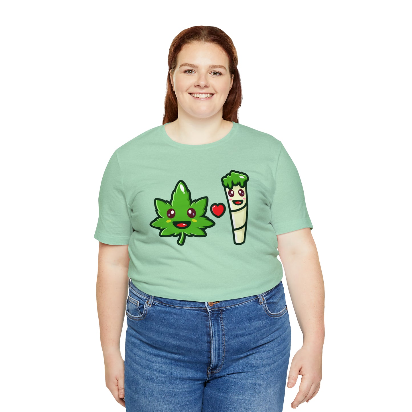 Stoney: Leafy Loves Blunty  │Premium Jersey T-shirt