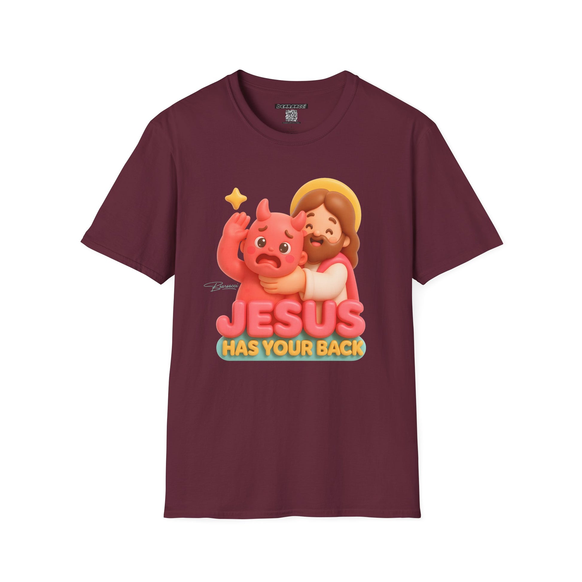HyperPop®: Jesus Has Your Back │ Softsyle T-shirt