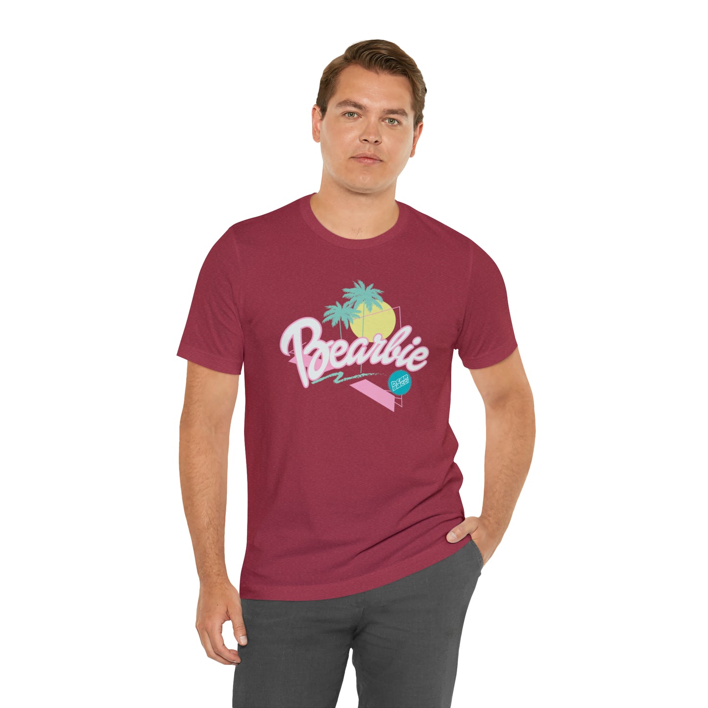 Bearbie: Pastel Malibu-Style Logo │Premium Jersey T-shirt