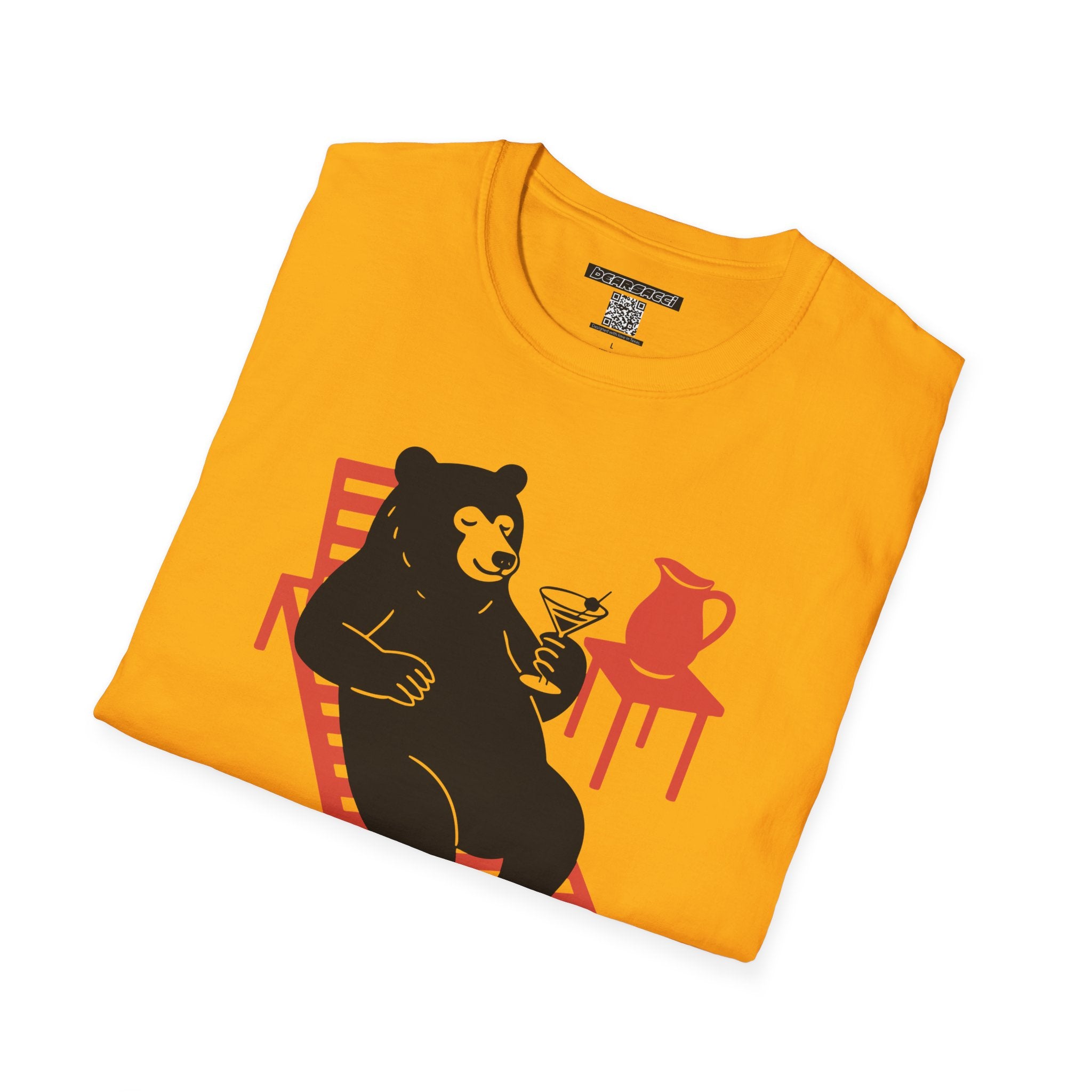 Bearsacci® X Wanderlust®: Sunday Funday Lazy Bear│ Softsyle T-shirt