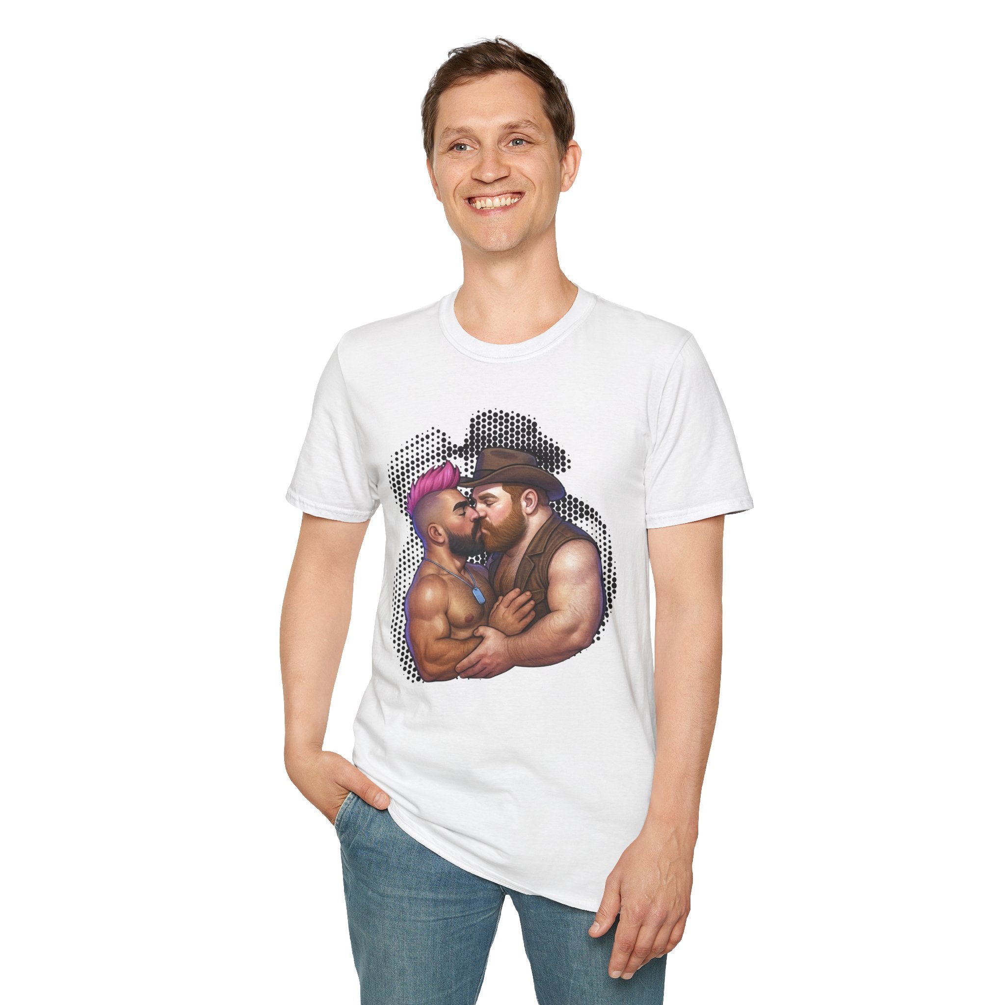 Bearsacci™: Cowboy & MMA Fighter│ Softsyle T-shirt