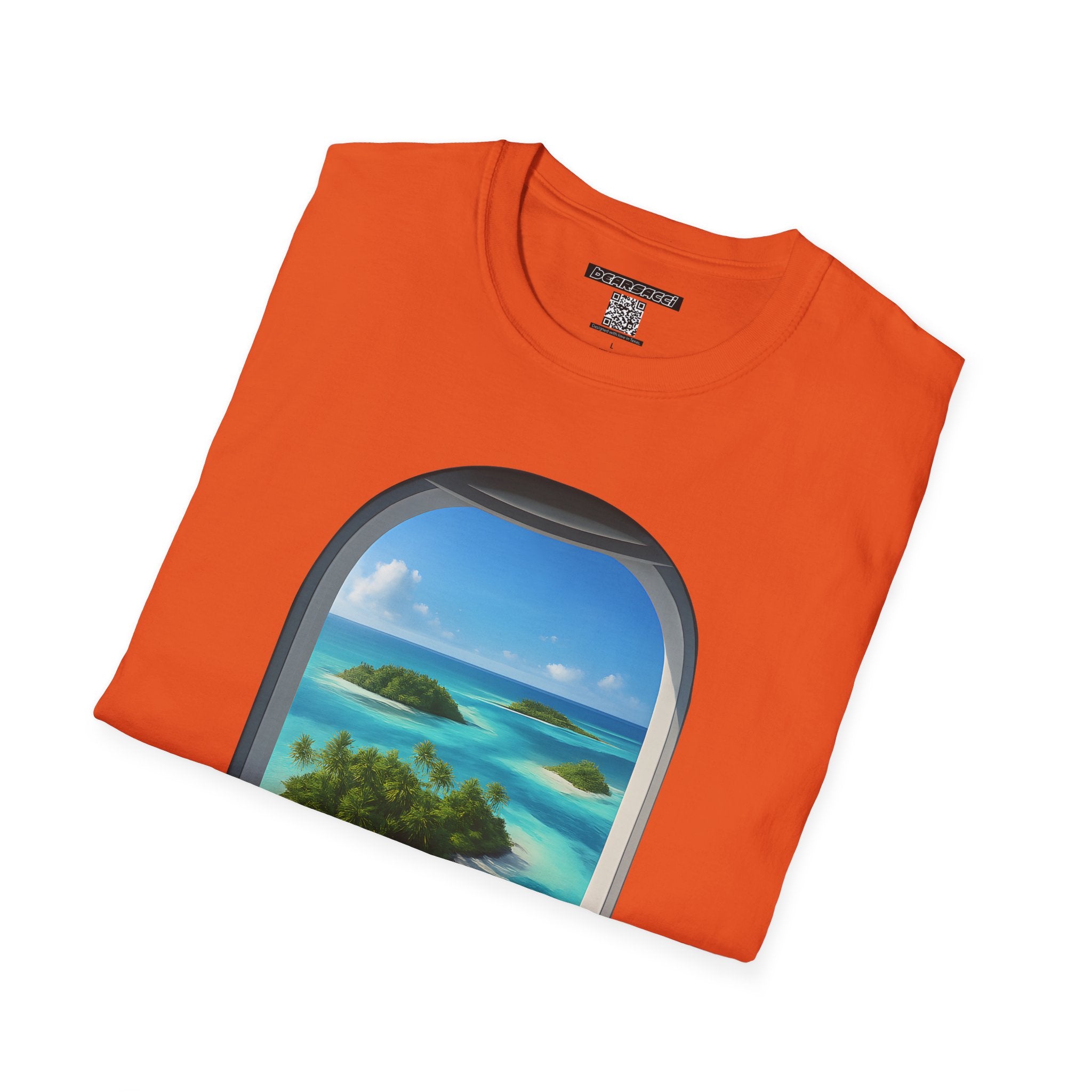 HyperPop™ X Wanderlust™ X FakeDesigner™: Window Seat Porthole Fantasy │ Softsyle T-shirt