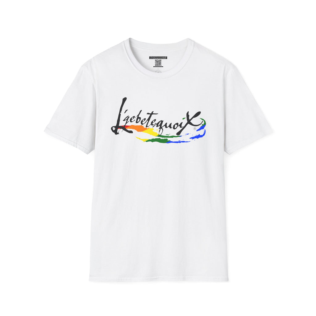 HyperPop® X FakeDesigner®: L’gbetegquoix (LGBT) Rainbow Version │ Softsyle T-shirt