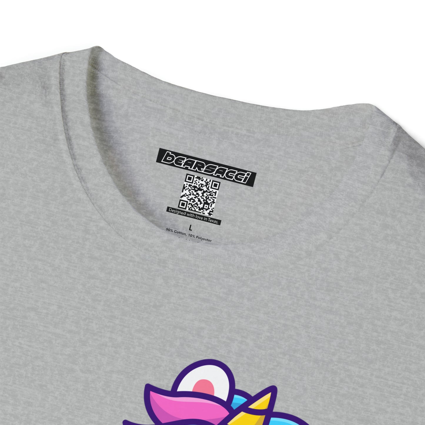 HyperPop™: Unicorn Lifting Dumbell (Getting Good At Hugging) │ Softsyle T-shirt