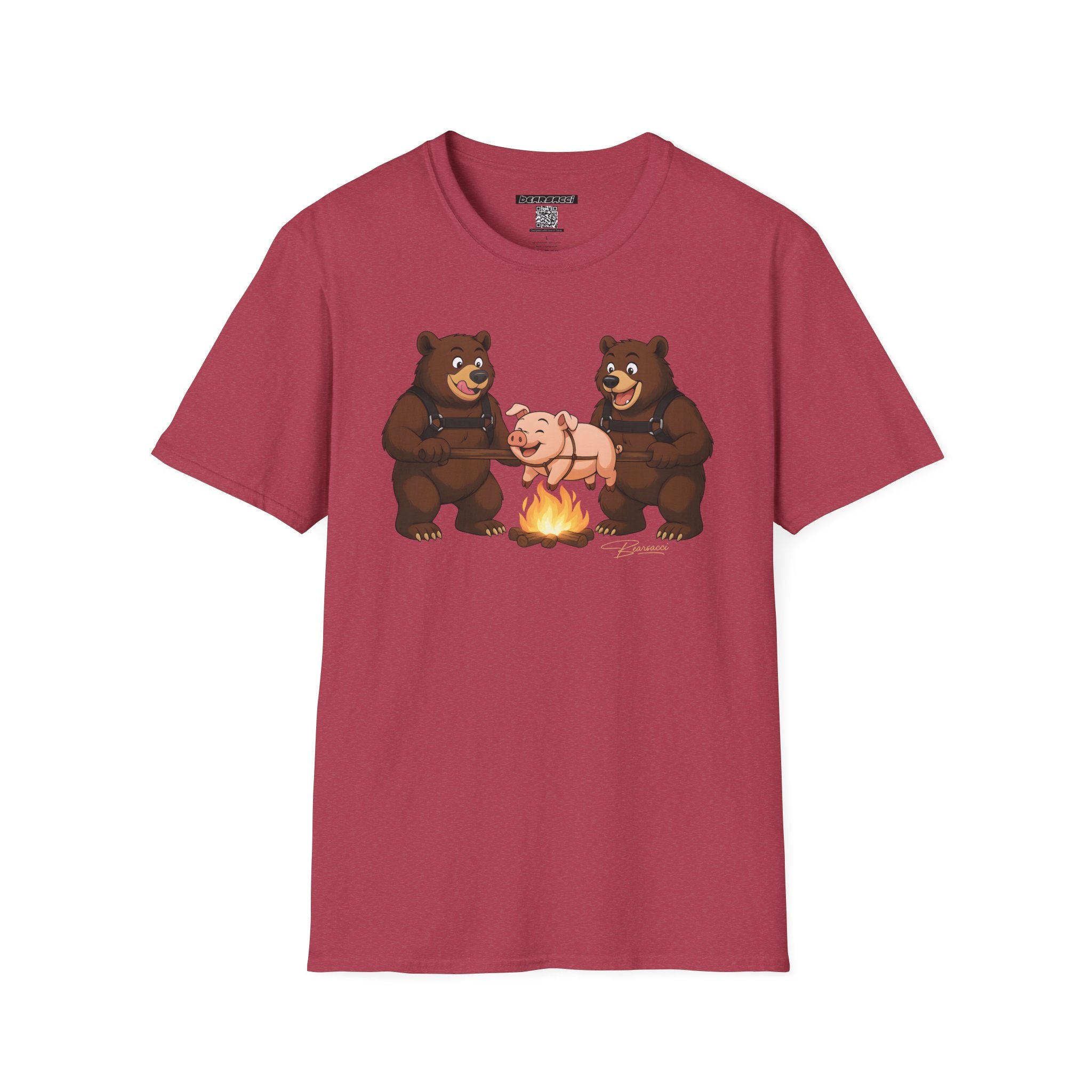 Bearmart®: Spit Roast Pig │Softsyle T-shirt