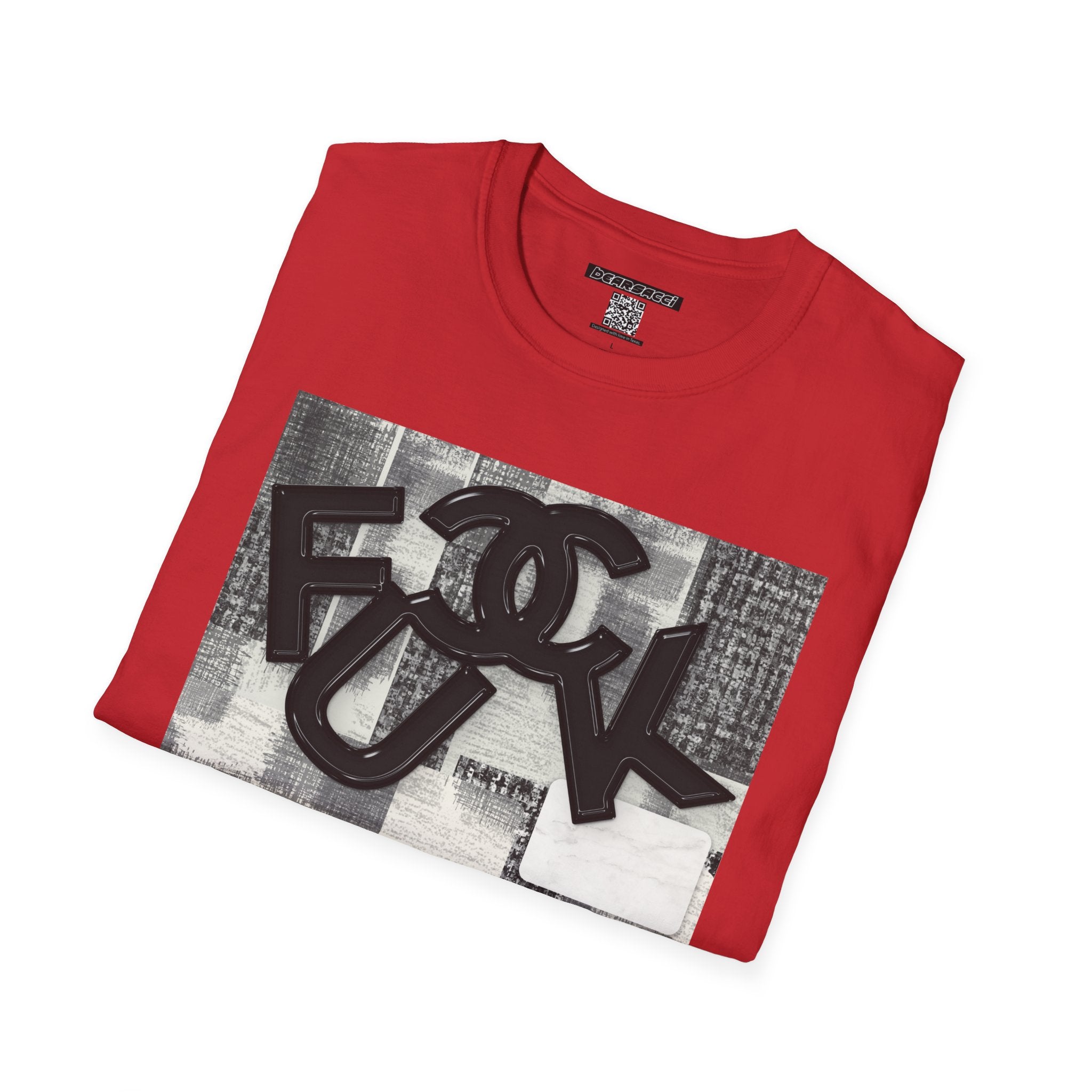 Fake Designer™: Tweed Patchwork Fuck│ Softsyle T-shirt