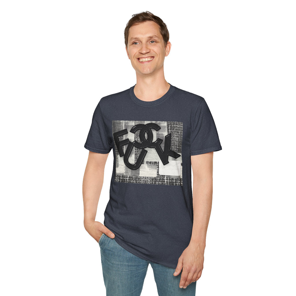 Fake Designer™: Tweed Patchwork Fuck│ Softsyle T-shirt