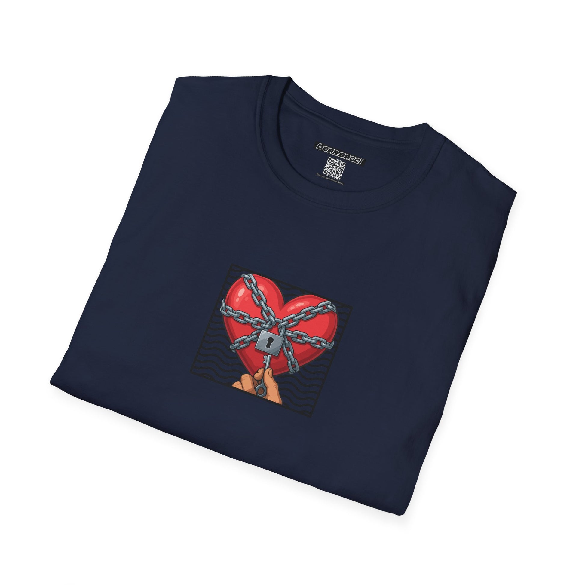 SlutPride® X Dominion®: Locked Heart │ Softsyle T-shirt