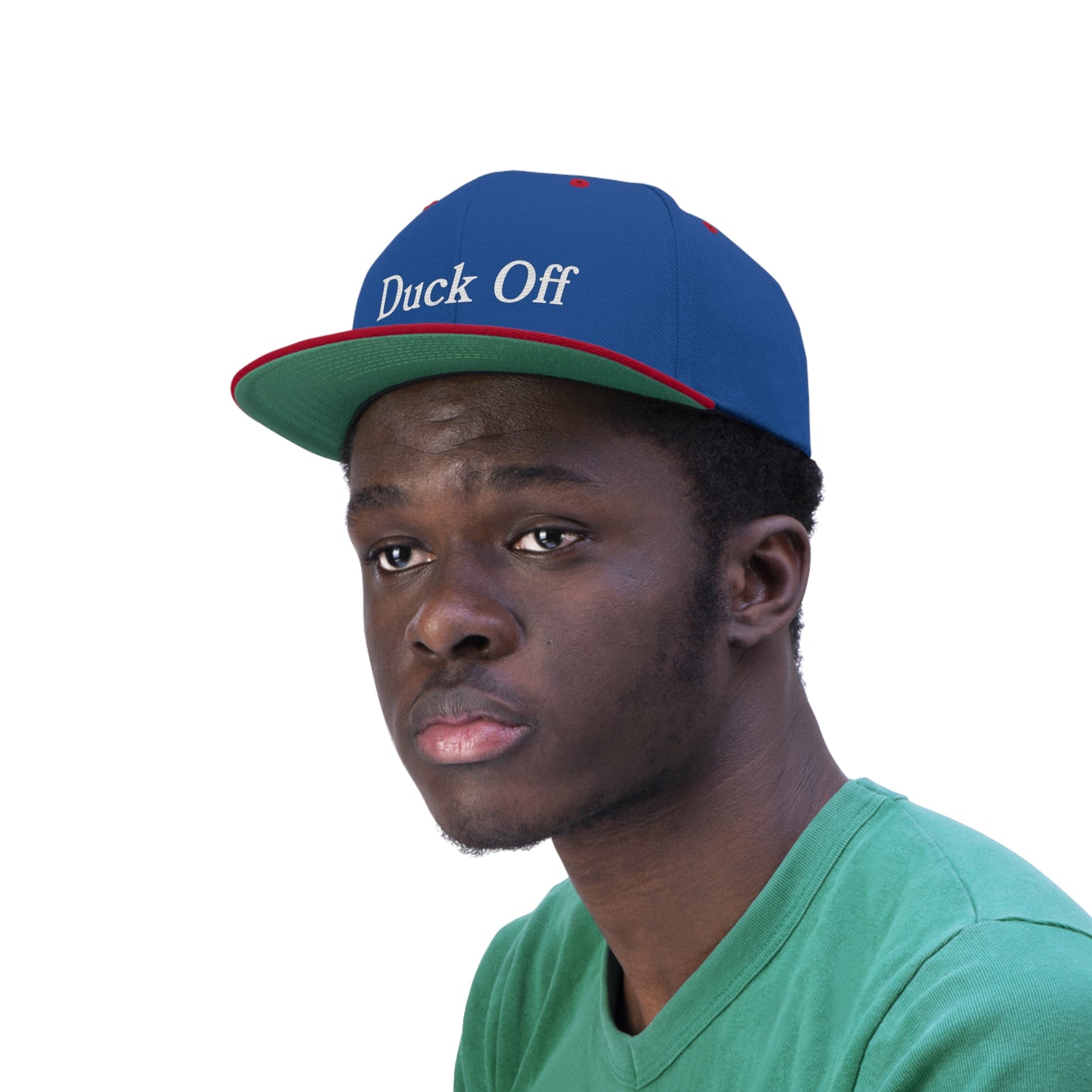 Duck Off │ Unisex Flat Bill Hat